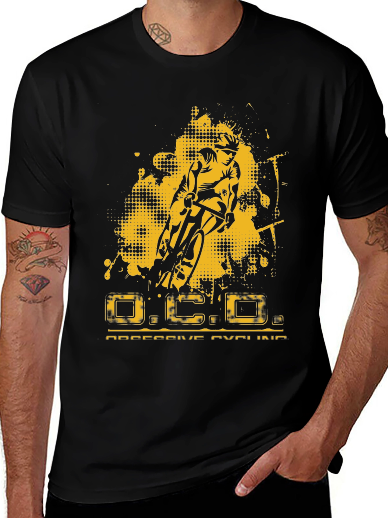 Obsessive Cycling T-Shirt - Black