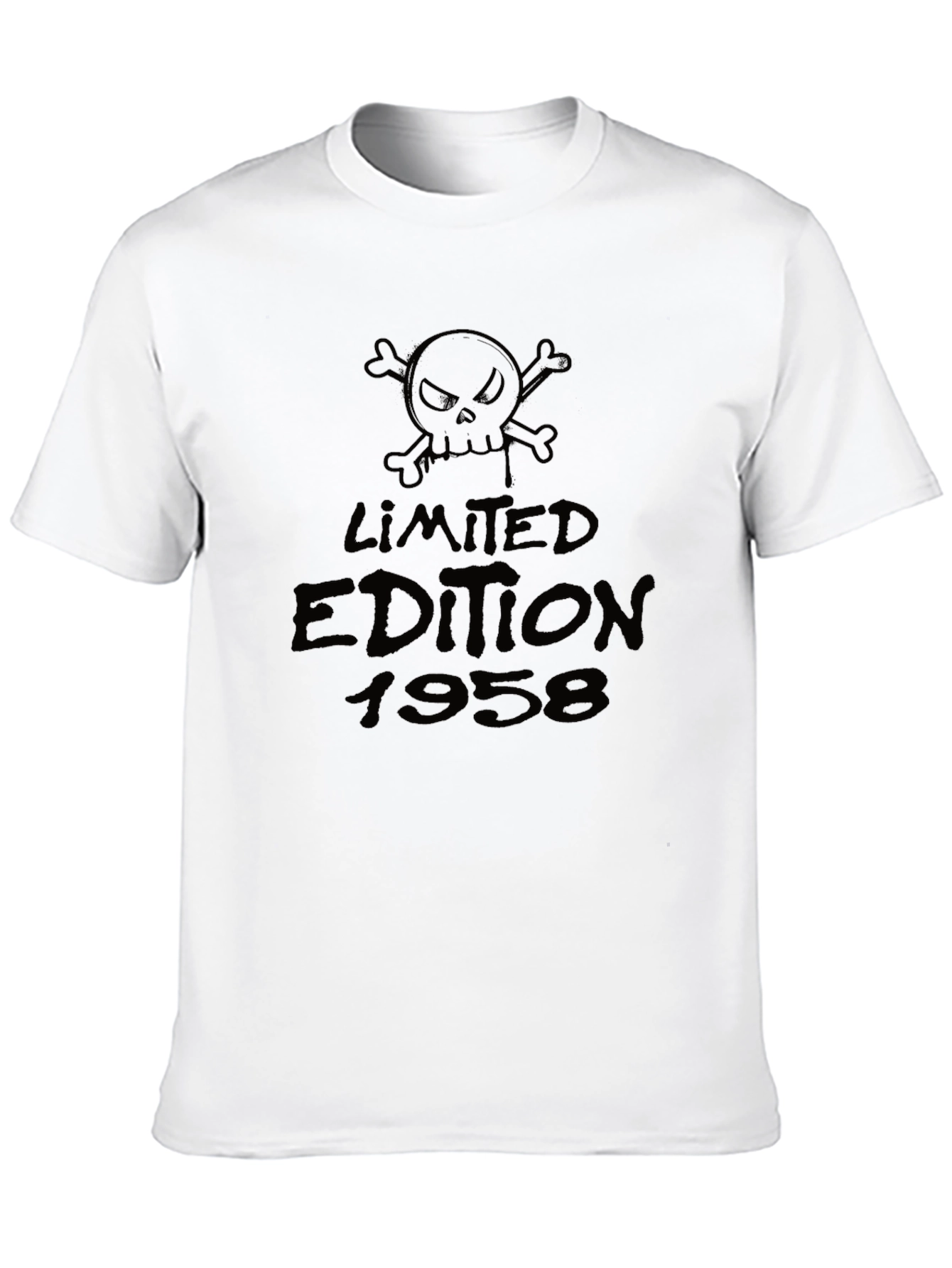 Limited Edition 1958 Skull Graphic Black Tee