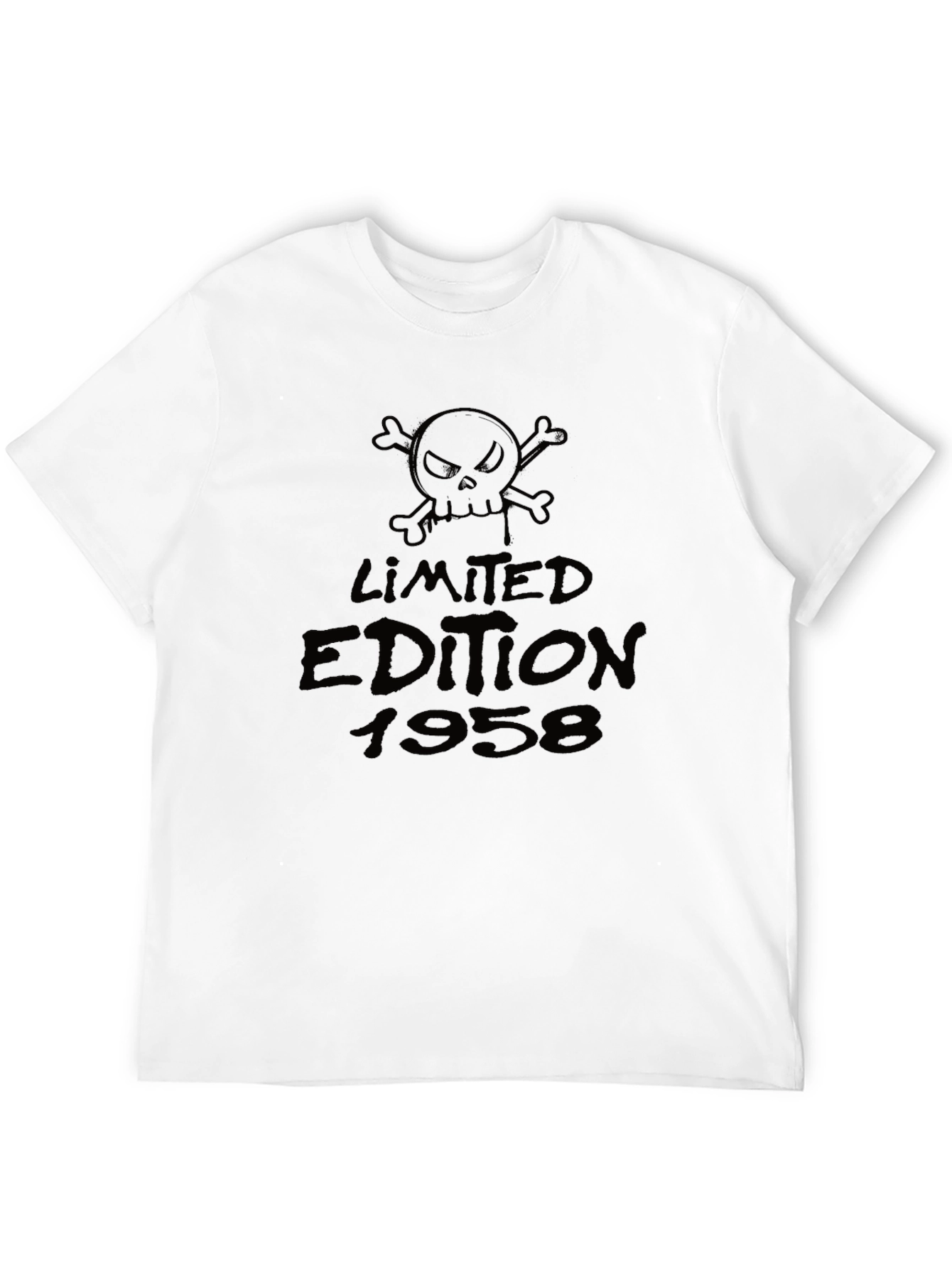 Limited Edition 1958 Skull Graphic Black Tee