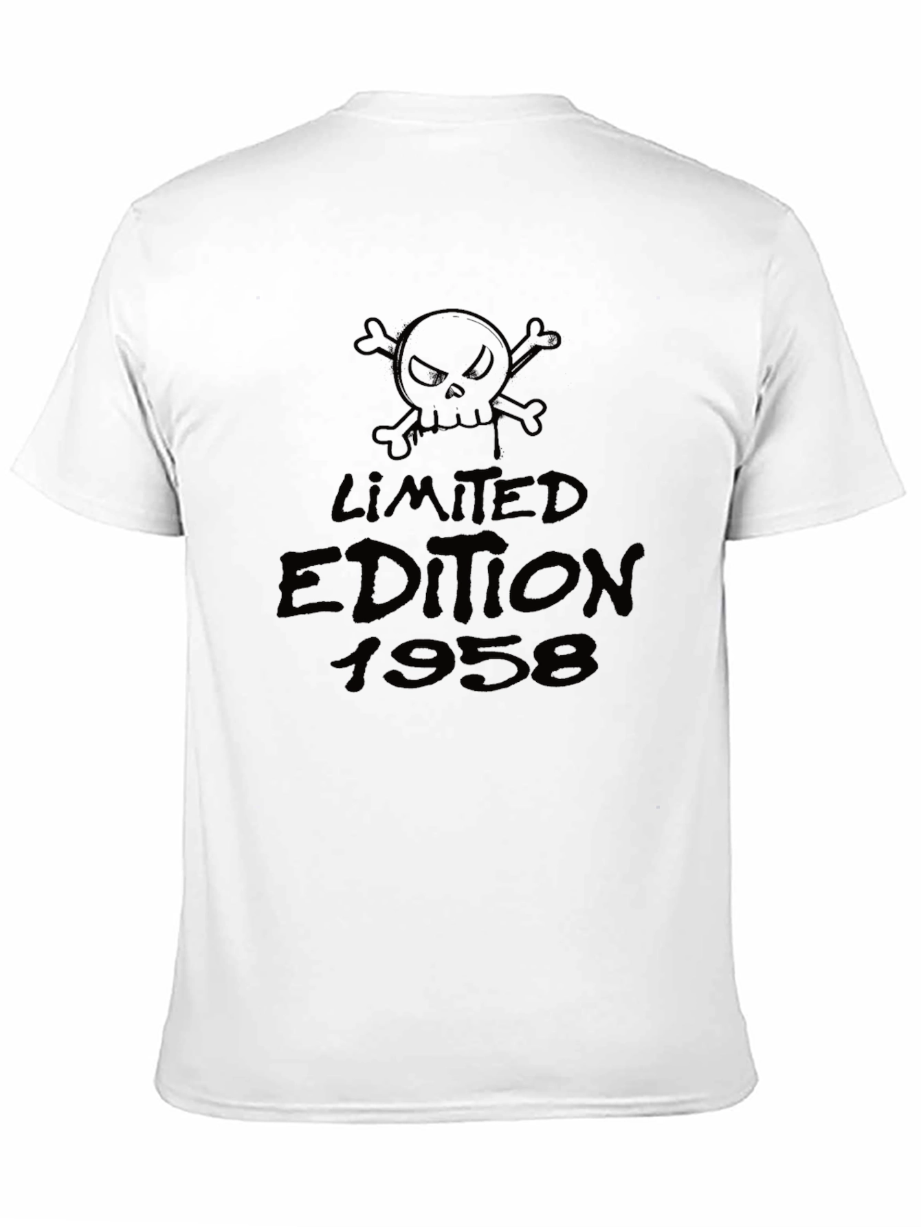 Limited Edition 1958 Skull Graphic Black Tee