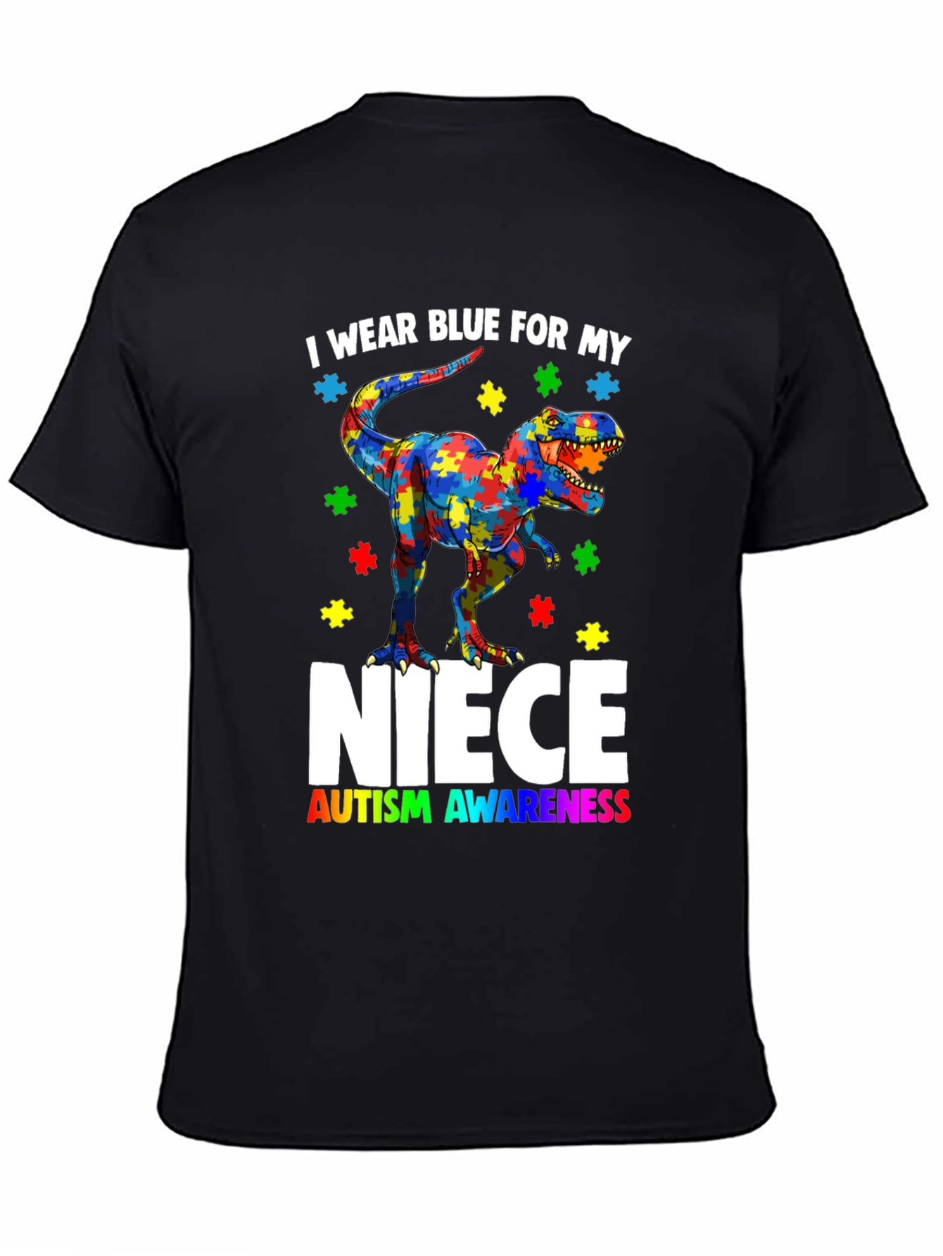 Autism Awareness Dinosaur T-Shirt for Niece