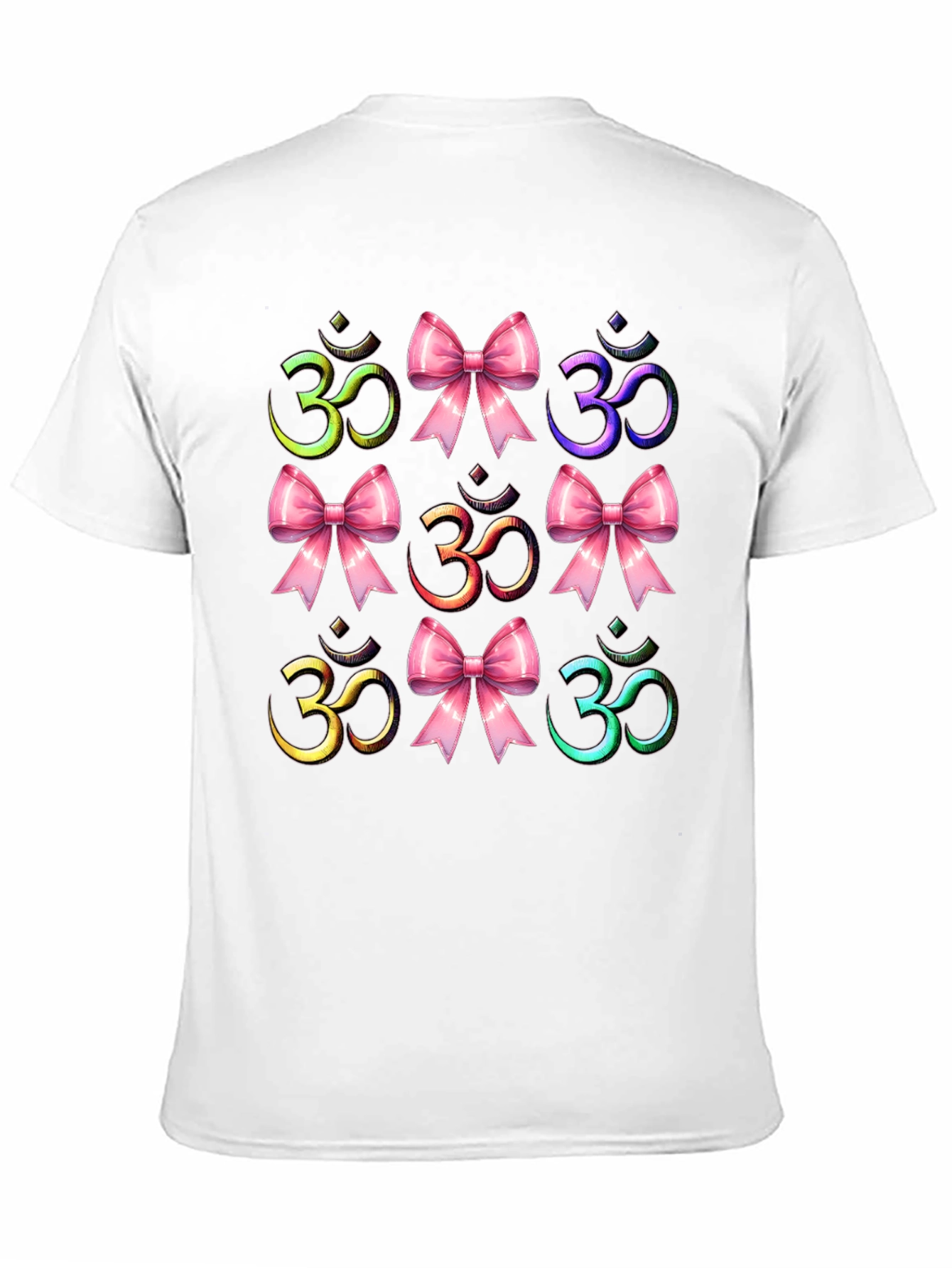 Om Symbol T-Shirt with Bows