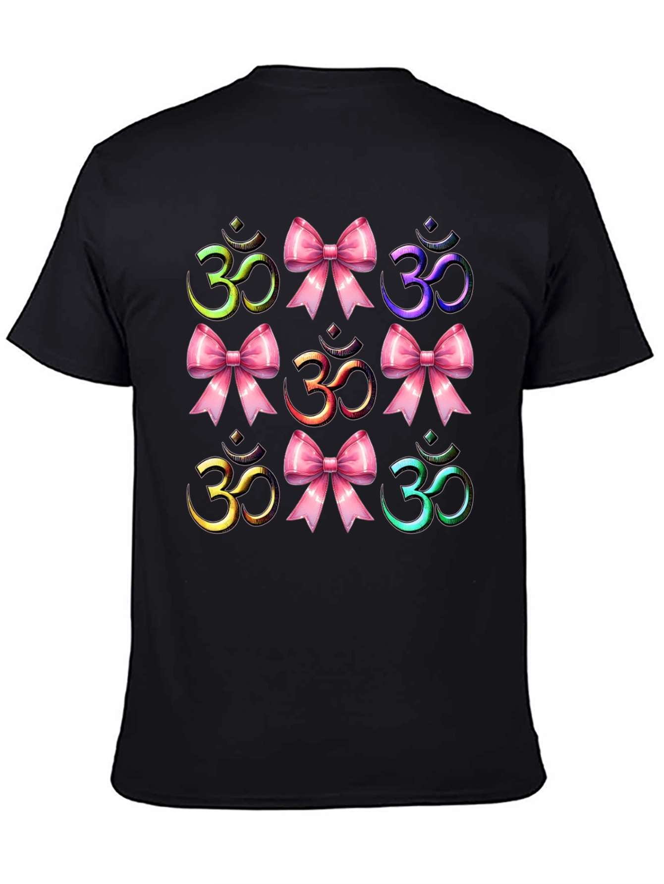 Om Symbol T-Shirt with Bows