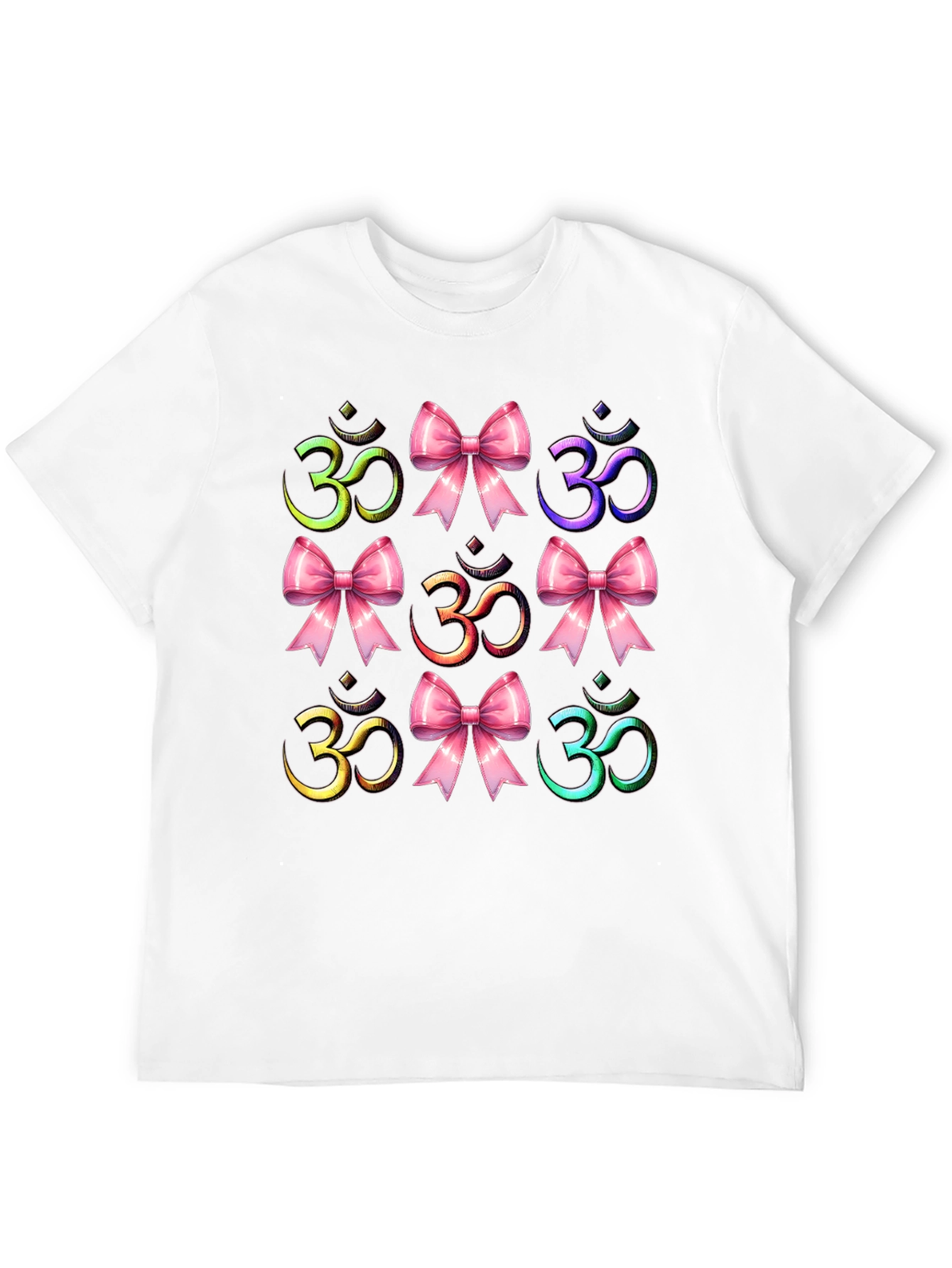Om Symbol T-Shirt with Bows