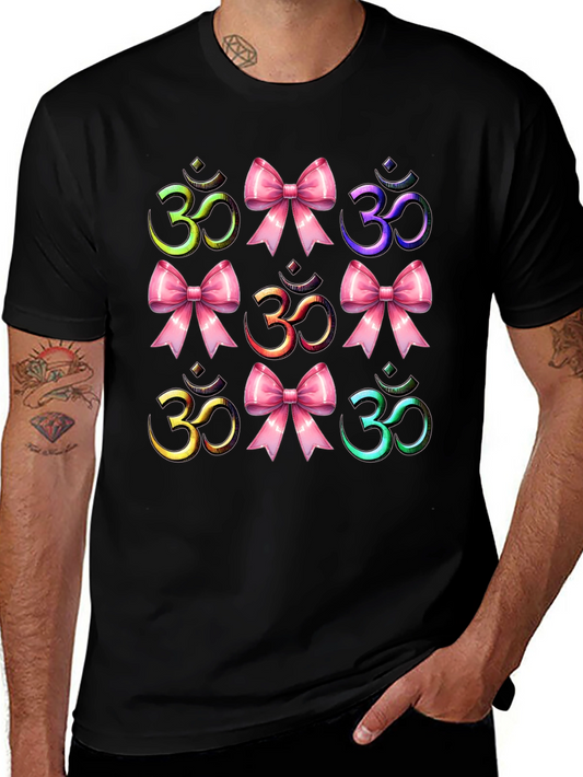 Om Symbol T-Shirt with Bows