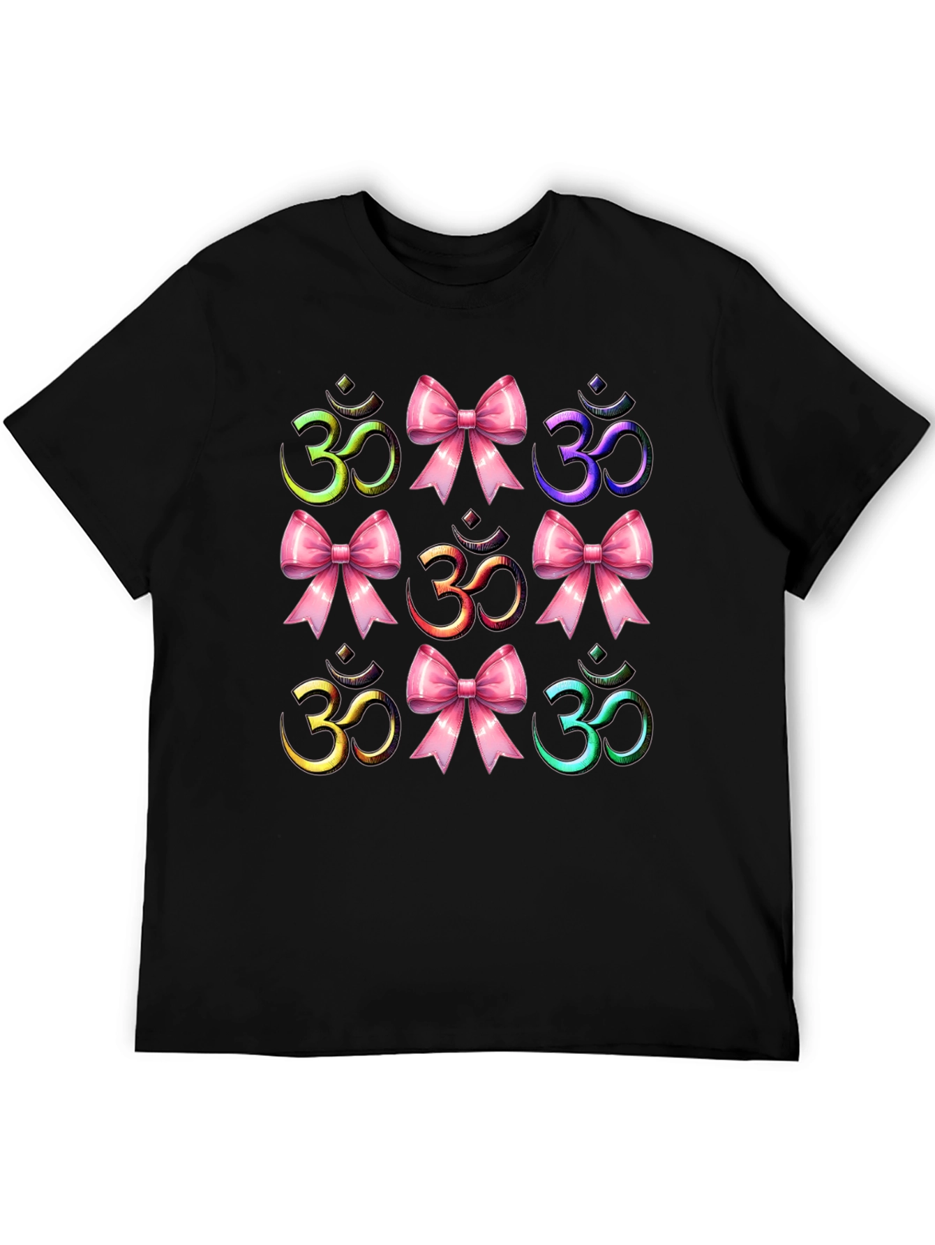 Om Symbol T-Shirt with Bows