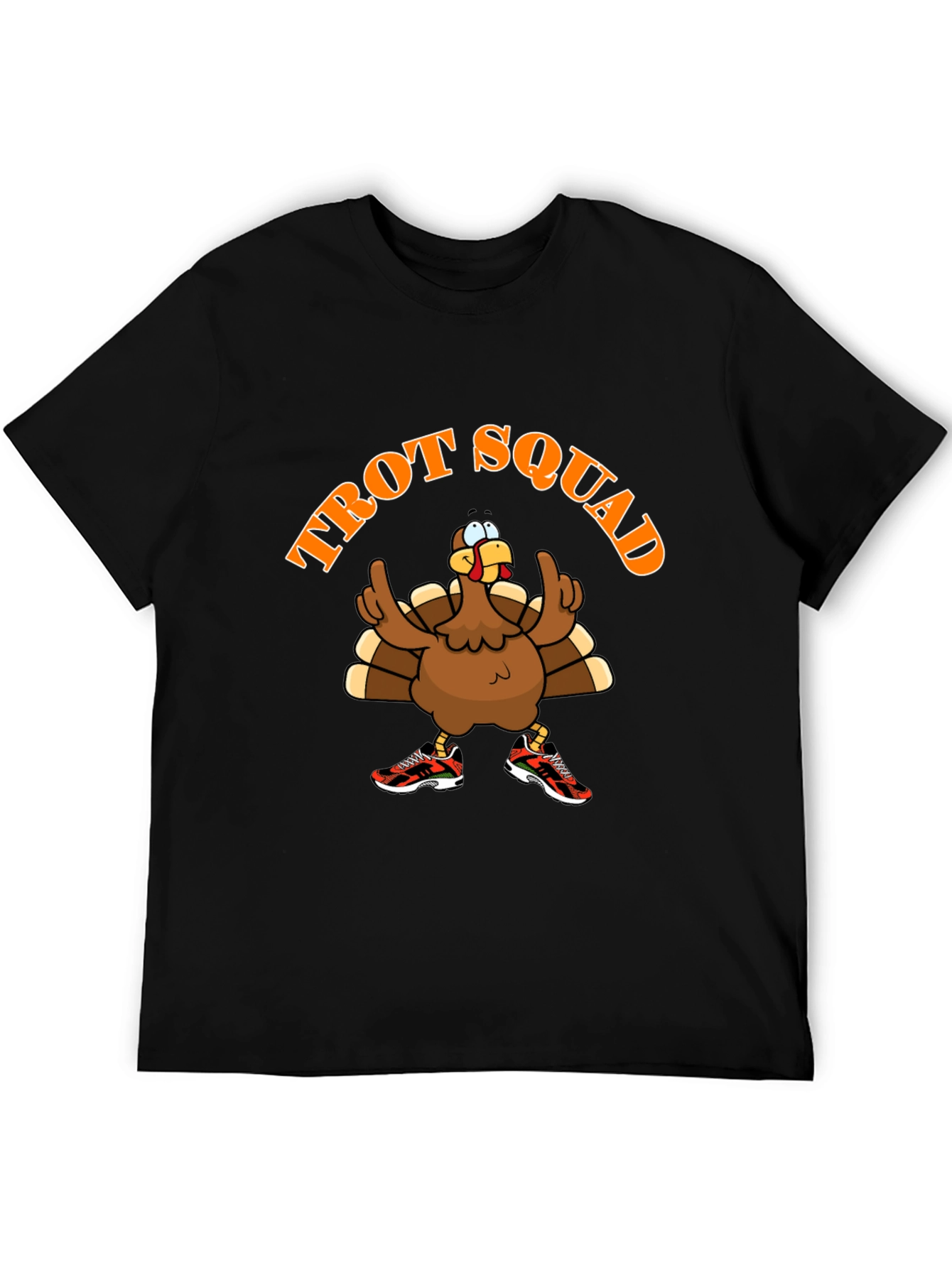 Trot Squad Thanksgiving Turkey Graphic T-Shirt