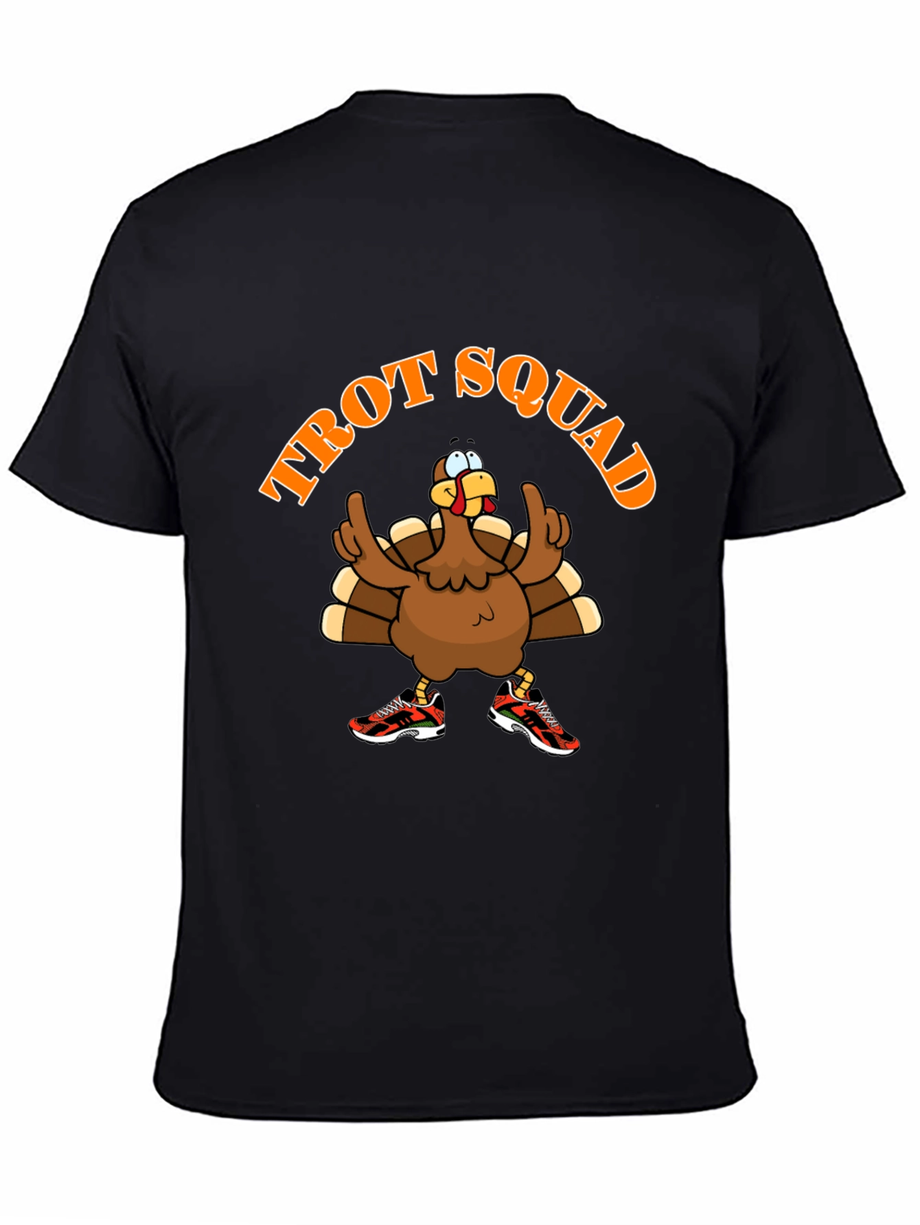 Trot Squad Thanksgiving Turkey Graphic T-Shirt