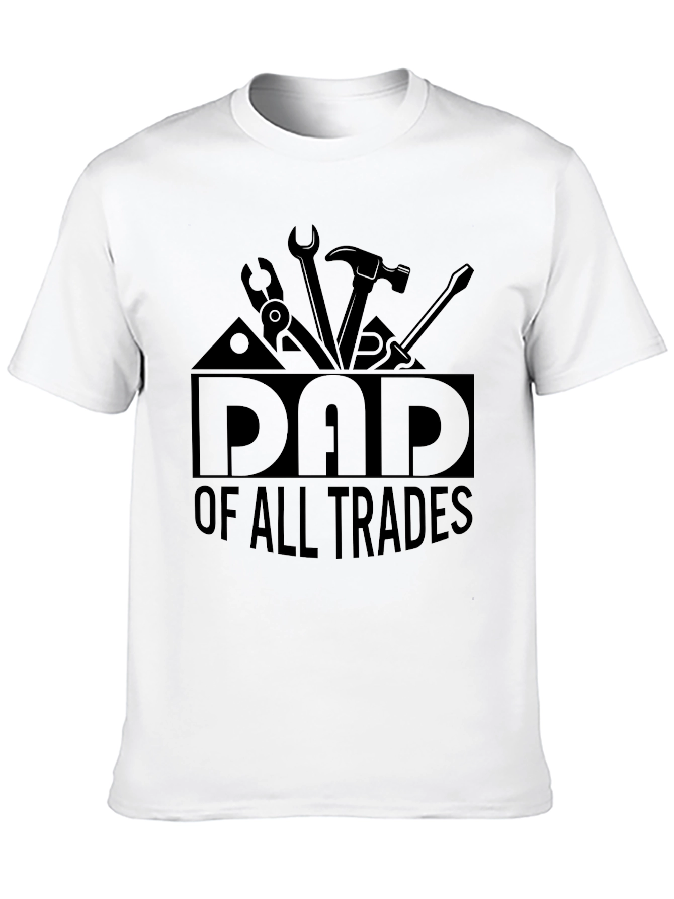 Dad of All Trades Black T-Shirt