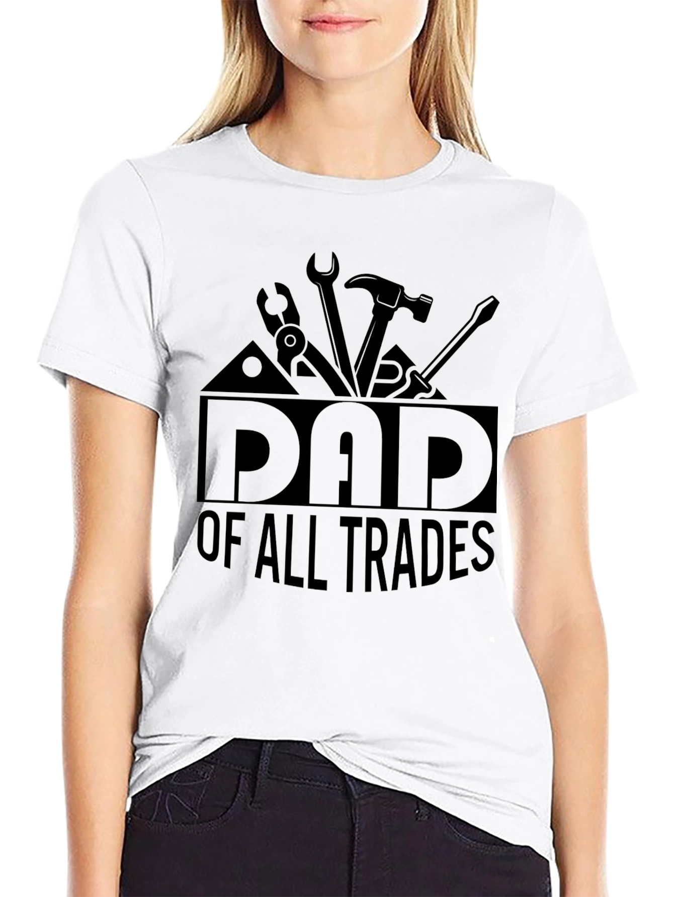 Dad of All Trades Black T-Shirt