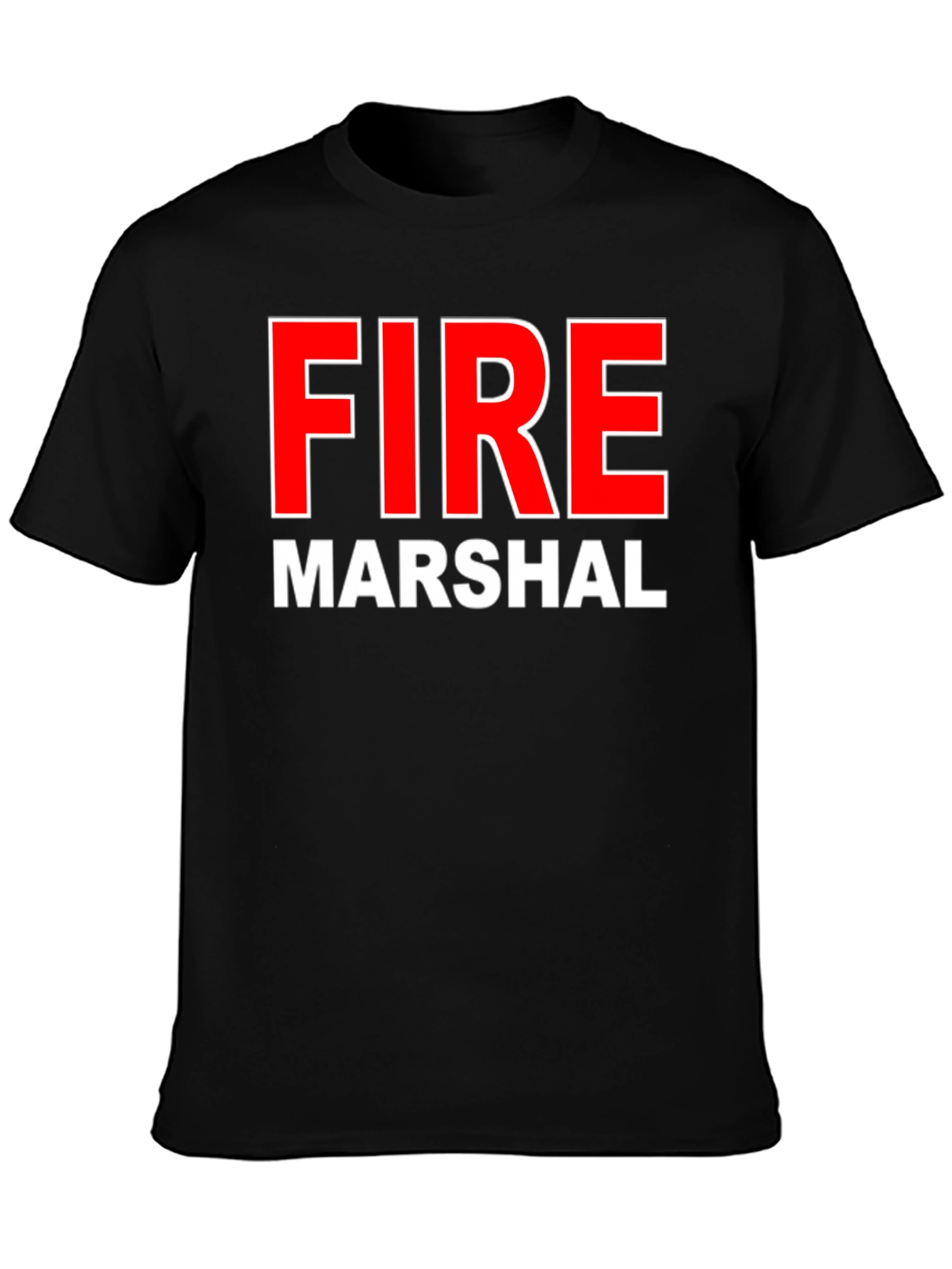Fire Marshal Graphic T-Shirt - Black