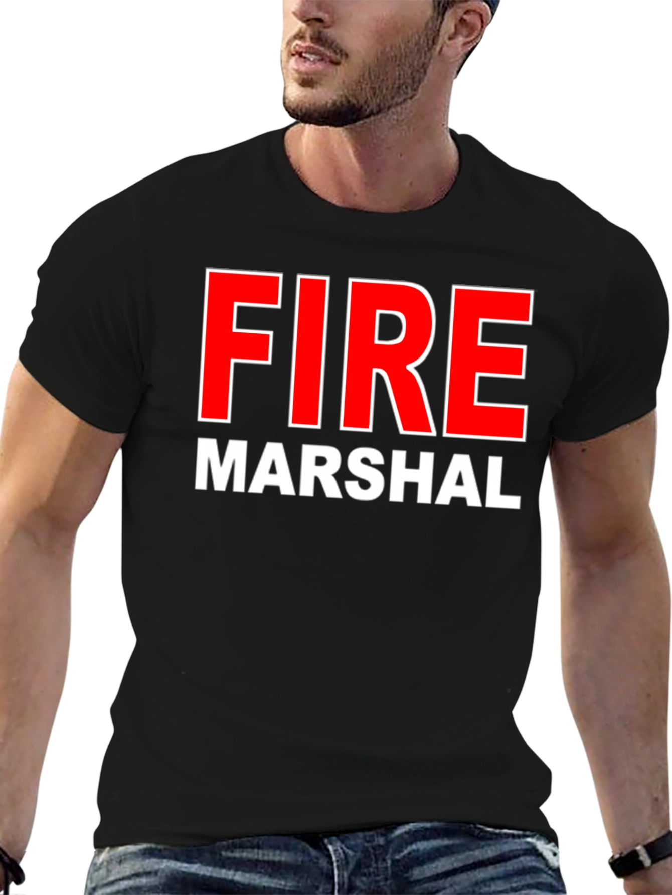 Fire Marshal Graphic T-Shirt - Black