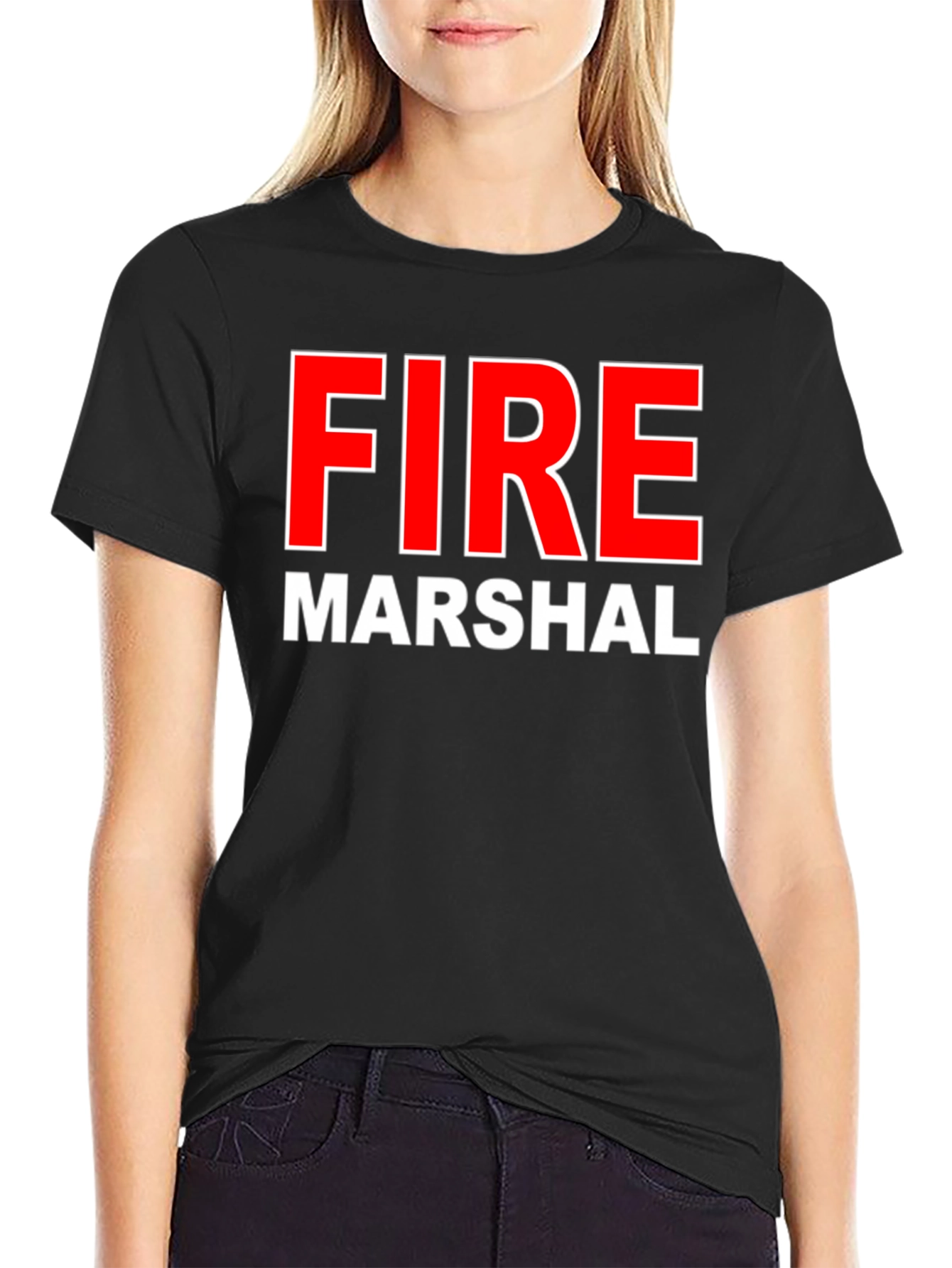 Fire Marshal Graphic T-Shirt - Black
