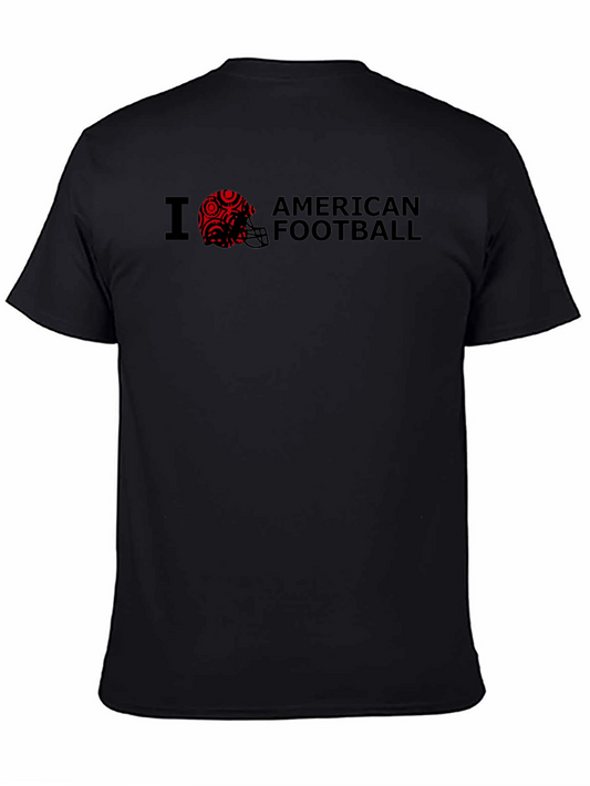 I Love American Football Graphic Tee