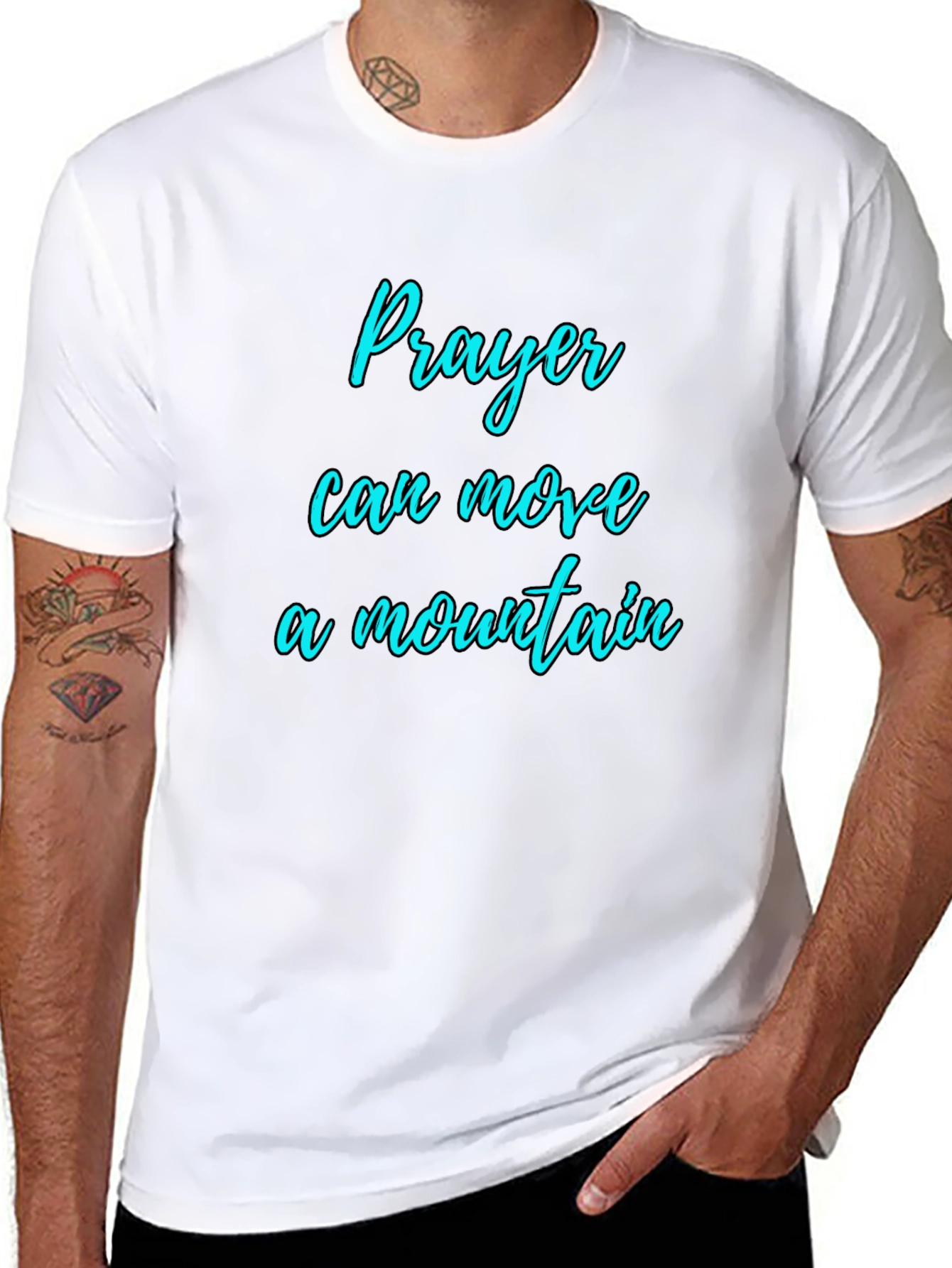 Prayer Moves Mountains Graphic T-Shirt