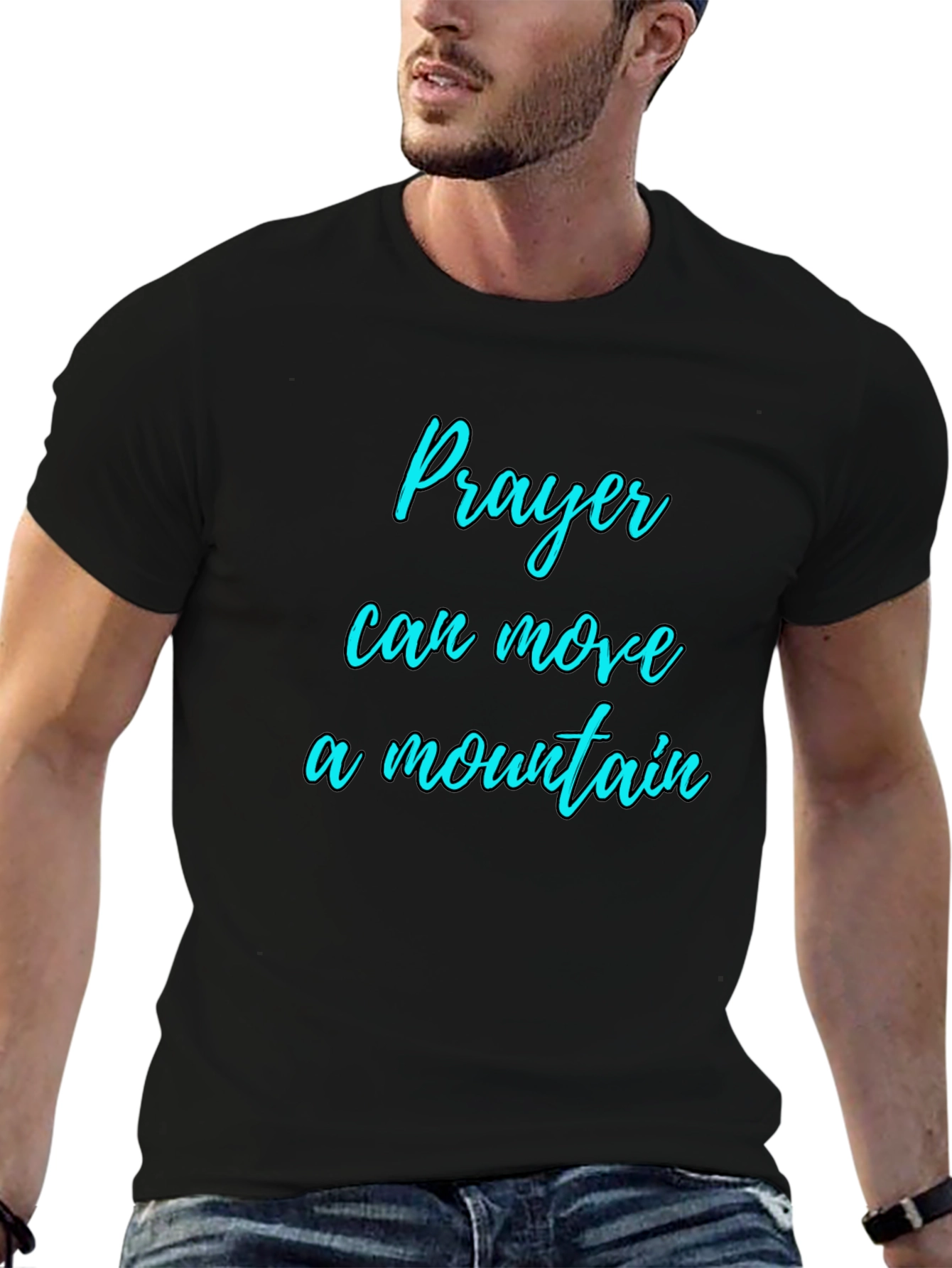 Prayer Moves Mountains Graphic T-Shirt