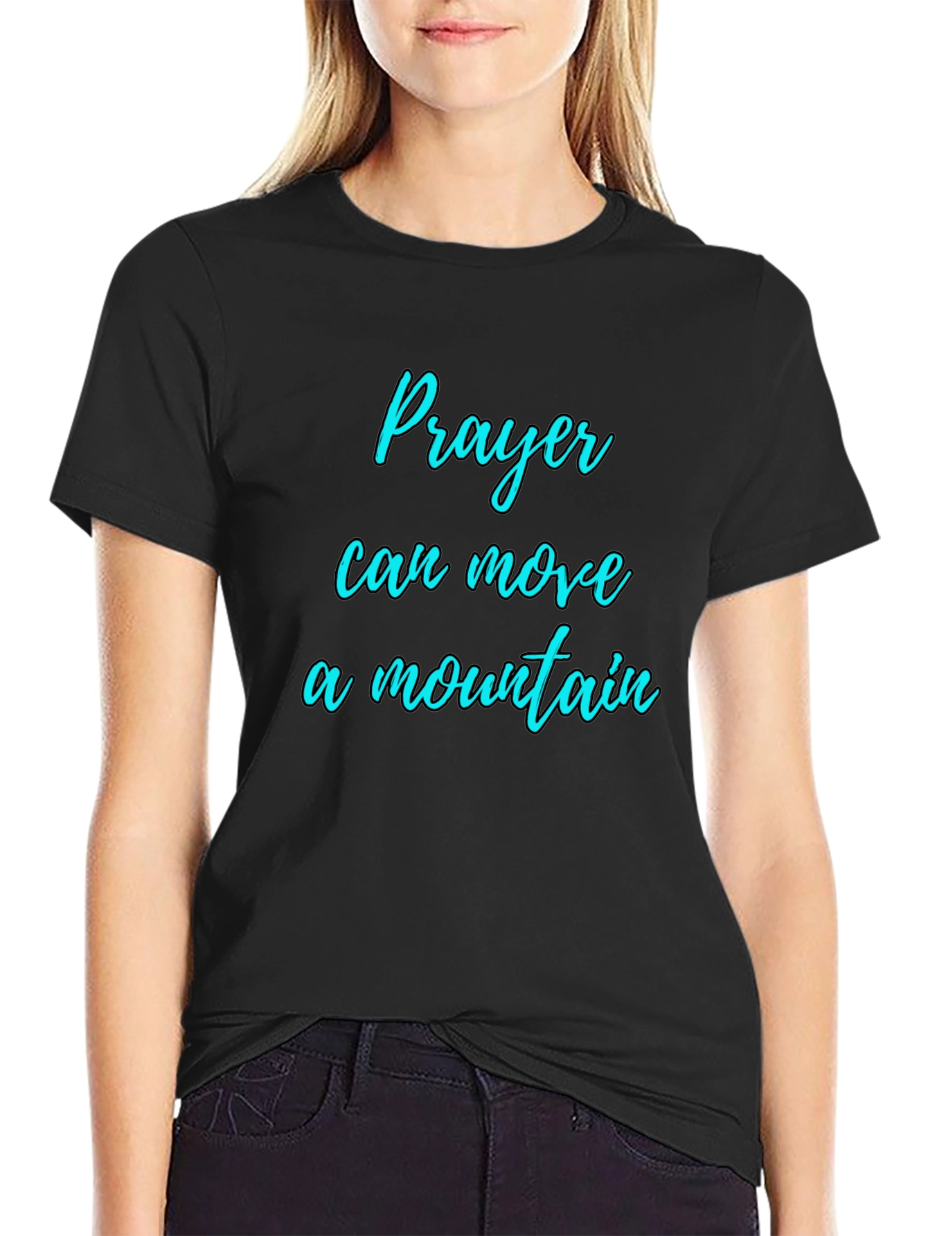 Prayer Moves Mountains Graphic T-Shirt