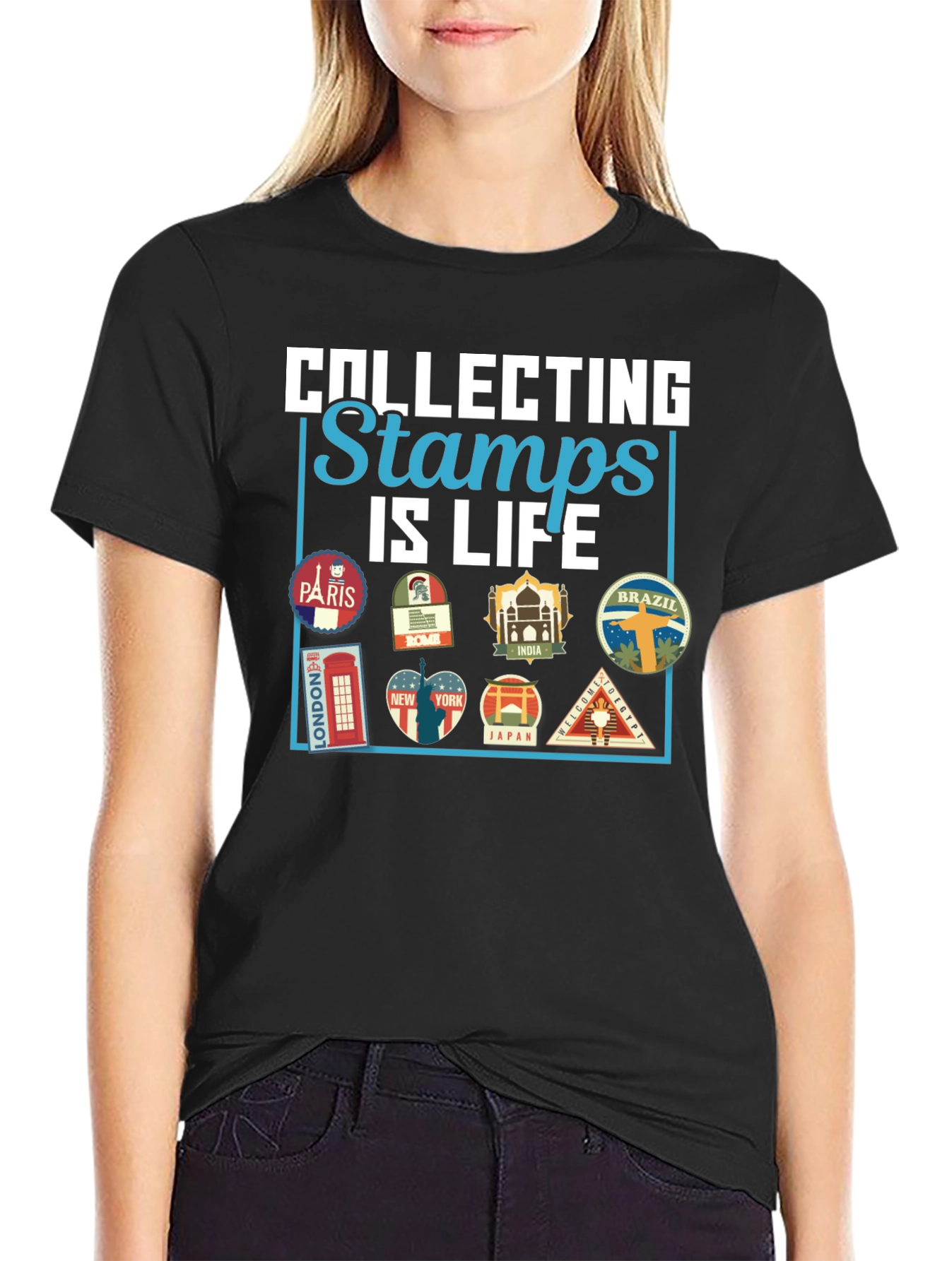 Stamp Collecting Hobby T-Shirt