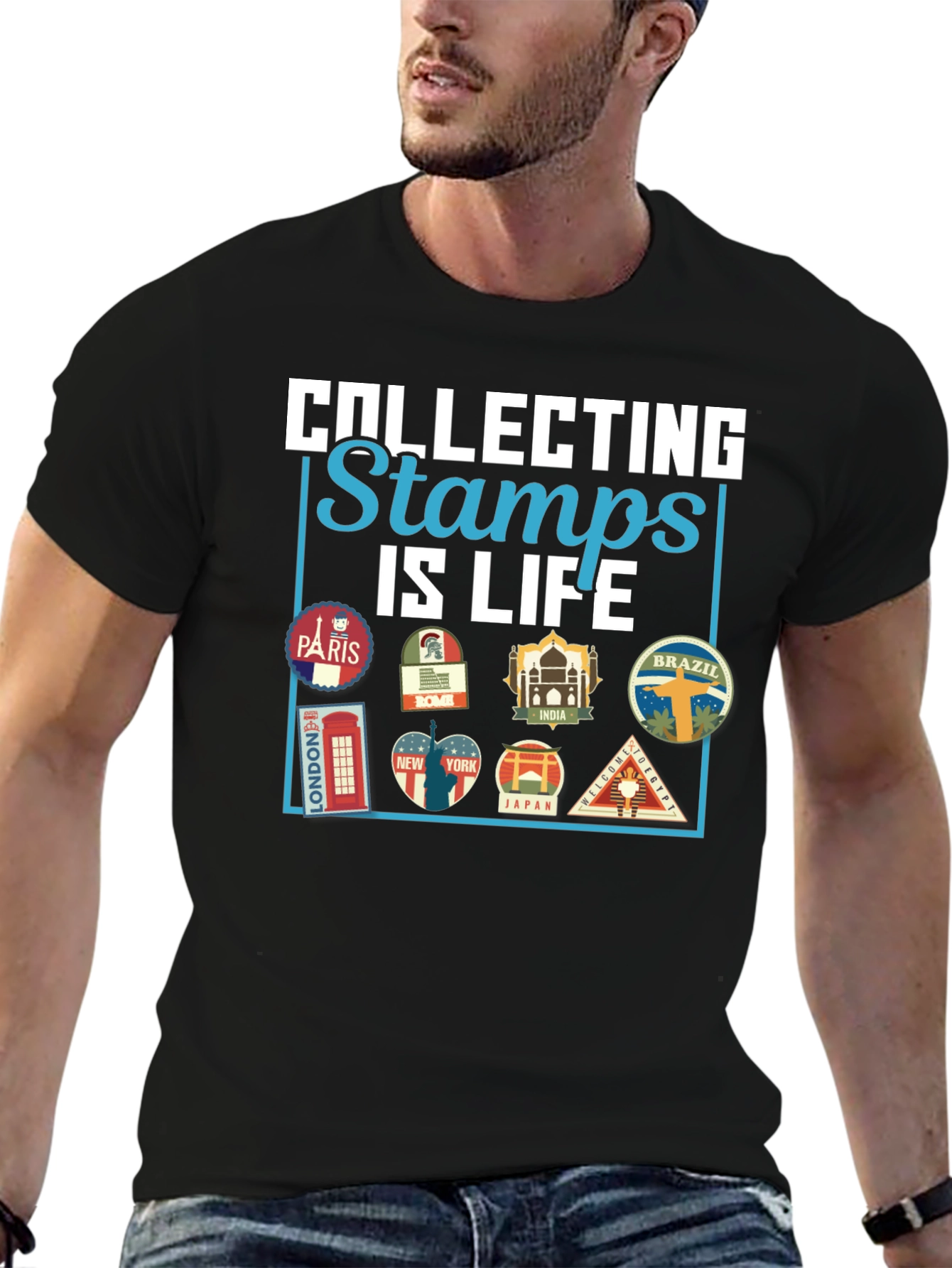 Stamp Collecting Hobby T-Shirt