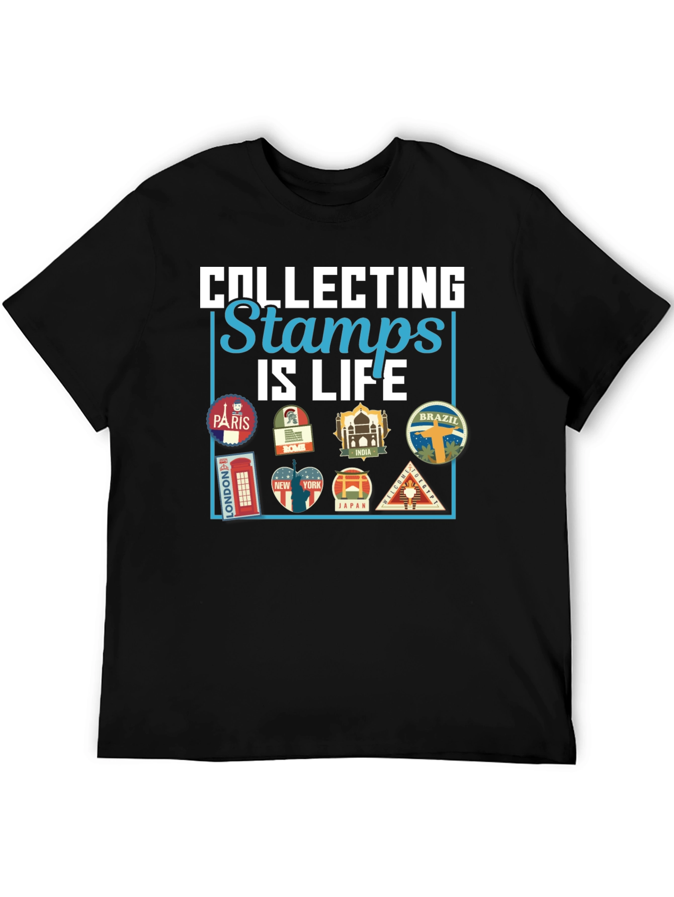 Stamp Collecting Hobby T-Shirt