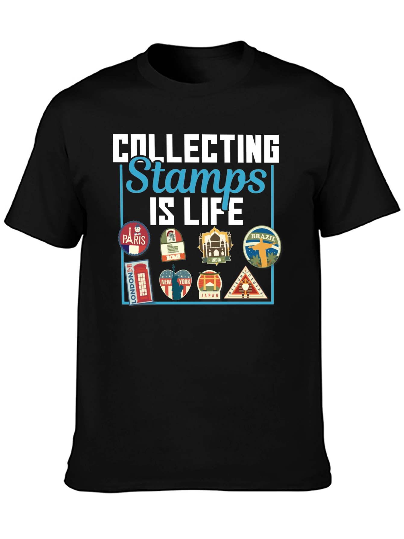Stamp Collecting Hobby T-Shirt