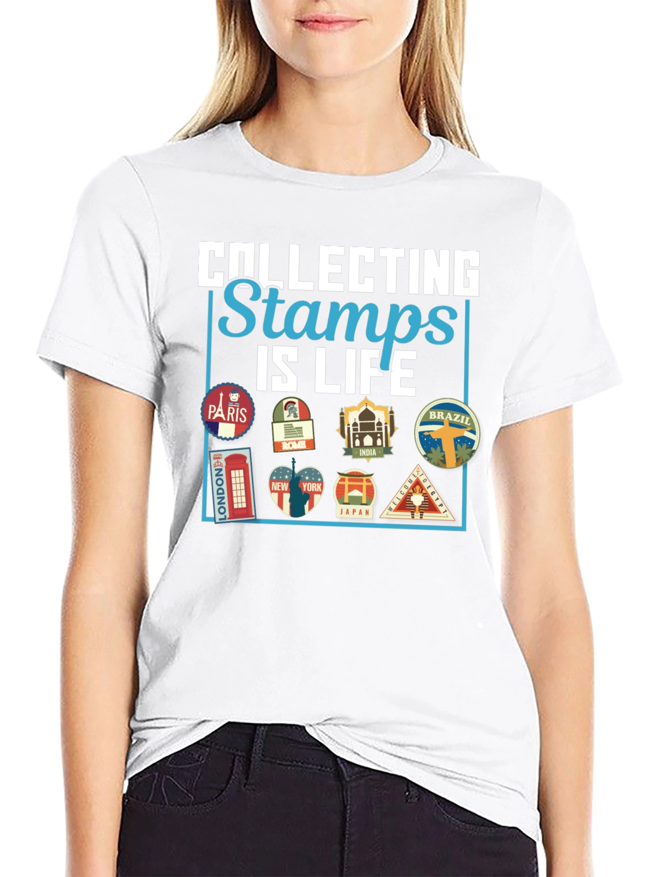 Stamp Collecting Hobby T-Shirt