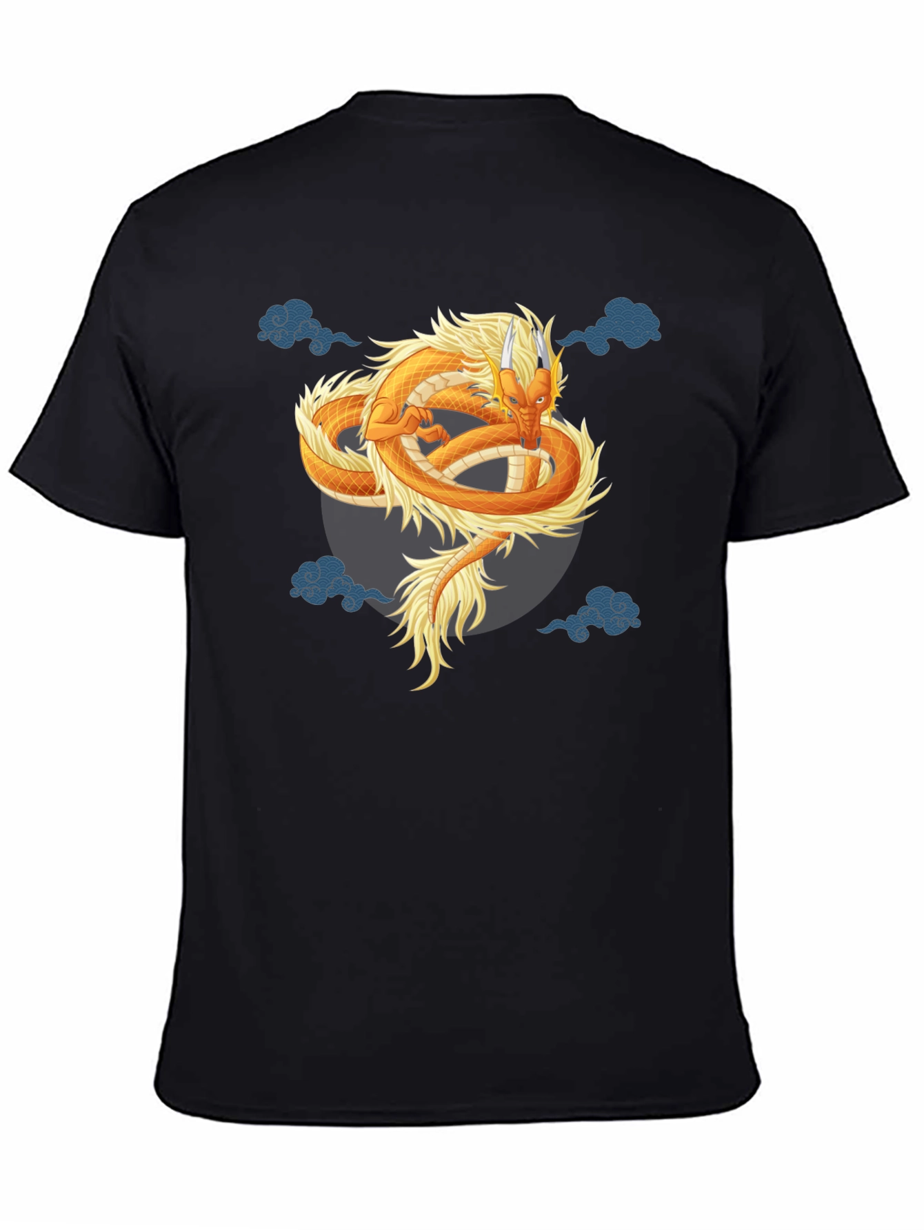 Dragon Graphic Tee - Artistic Asian Inspired Design