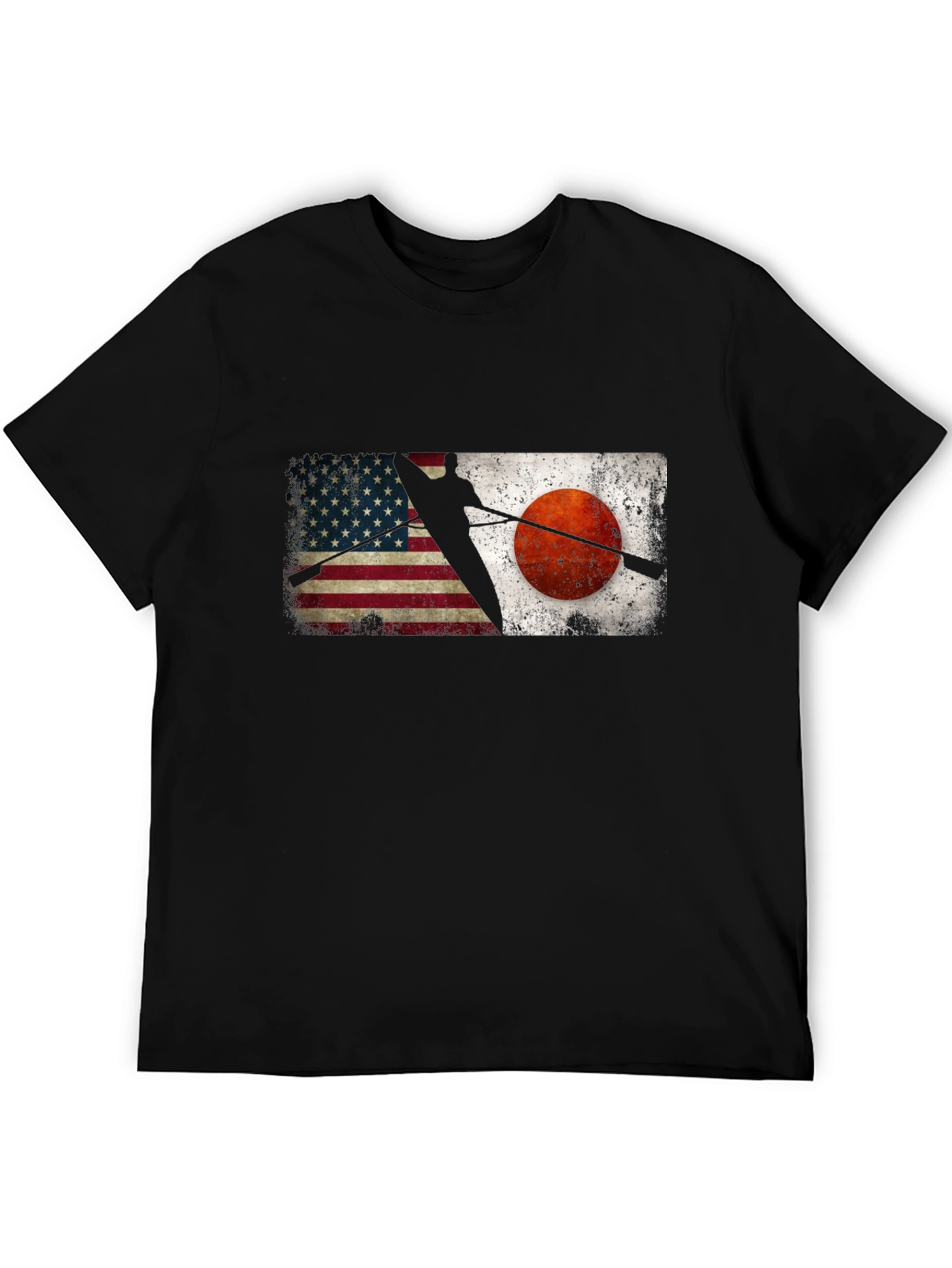 USA Japan Rowing Graphic Tee