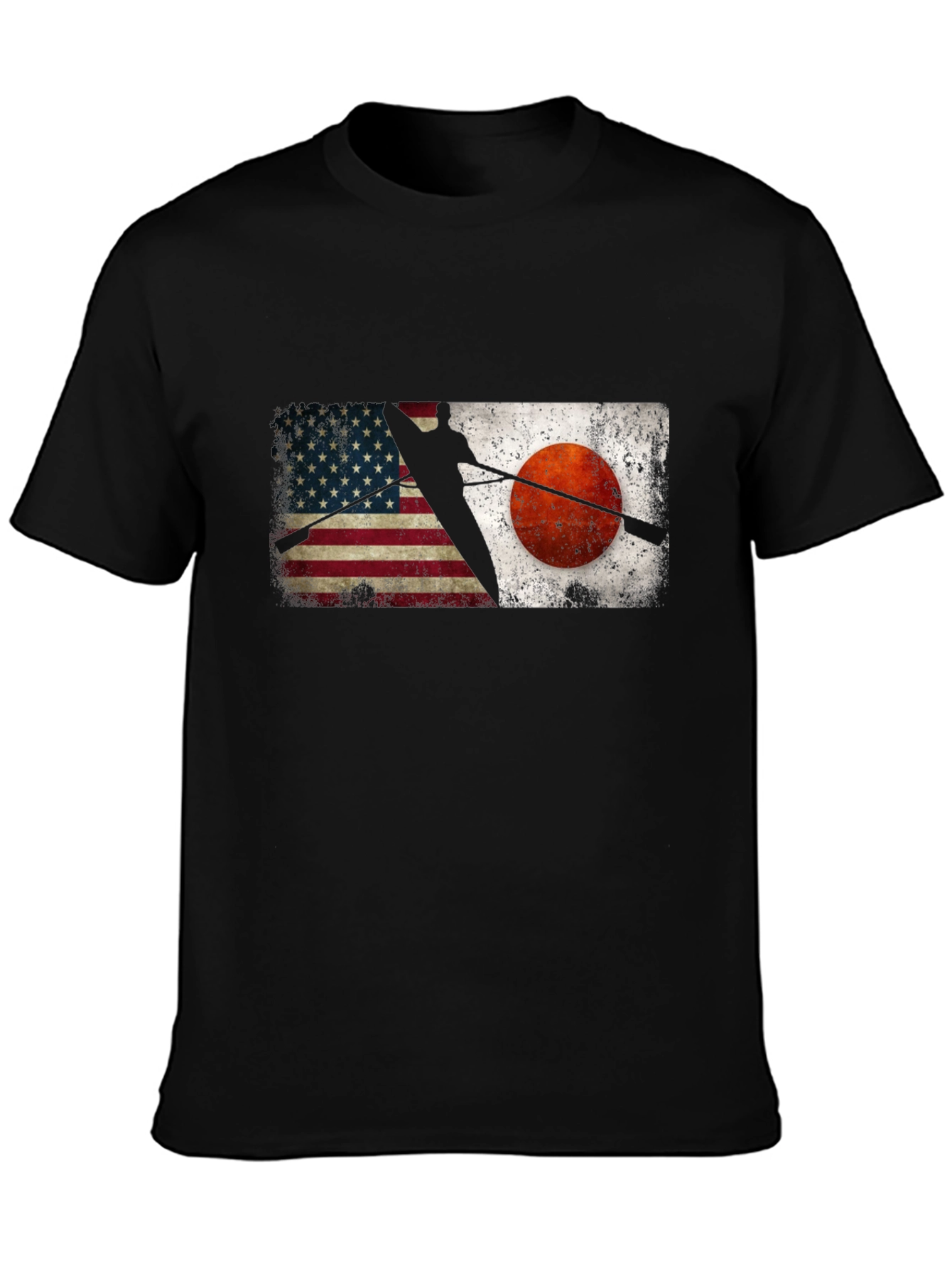USA Japan Rowing Graphic Tee