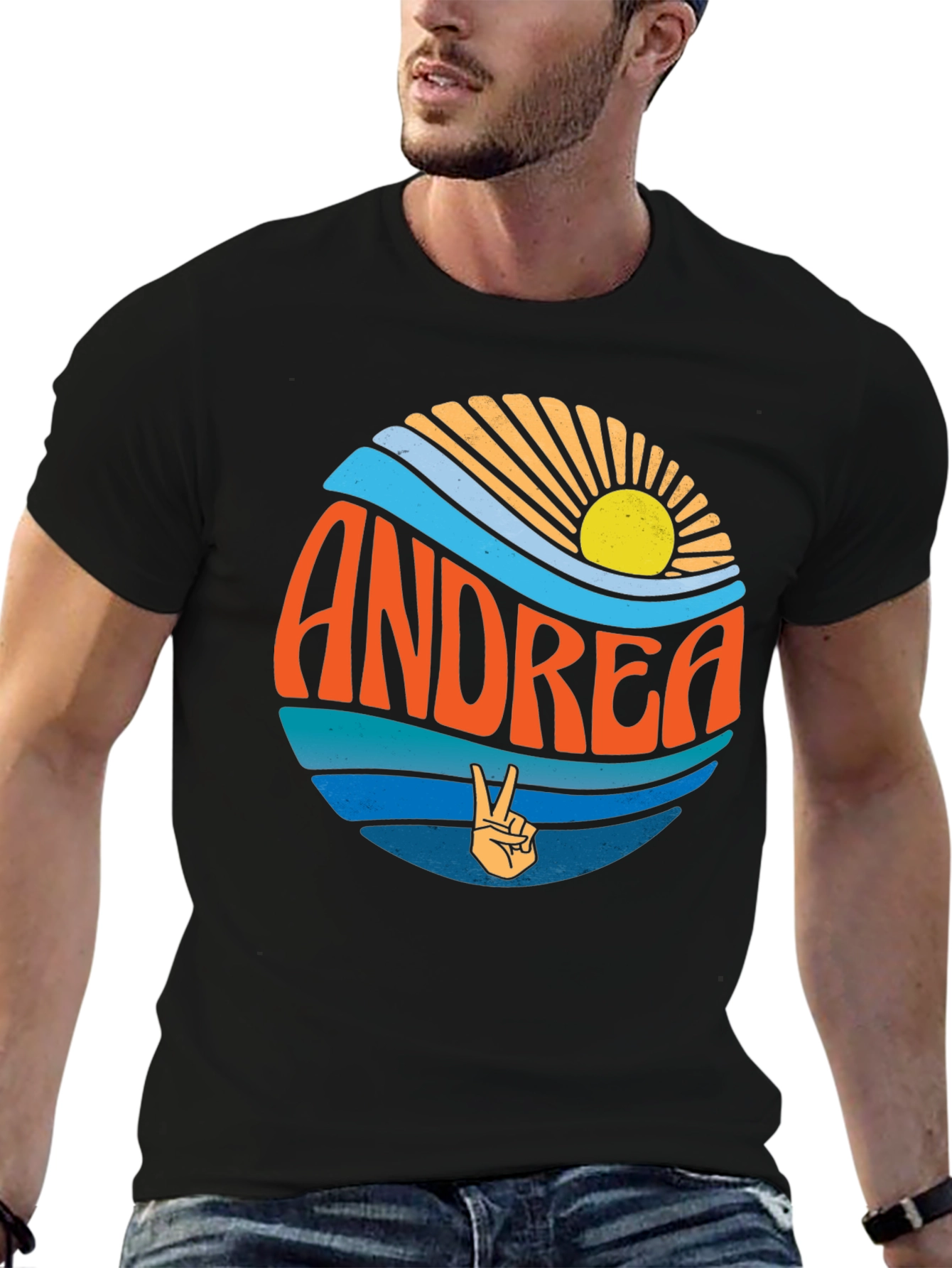 Andrea Retro Graphic T-Shirt
