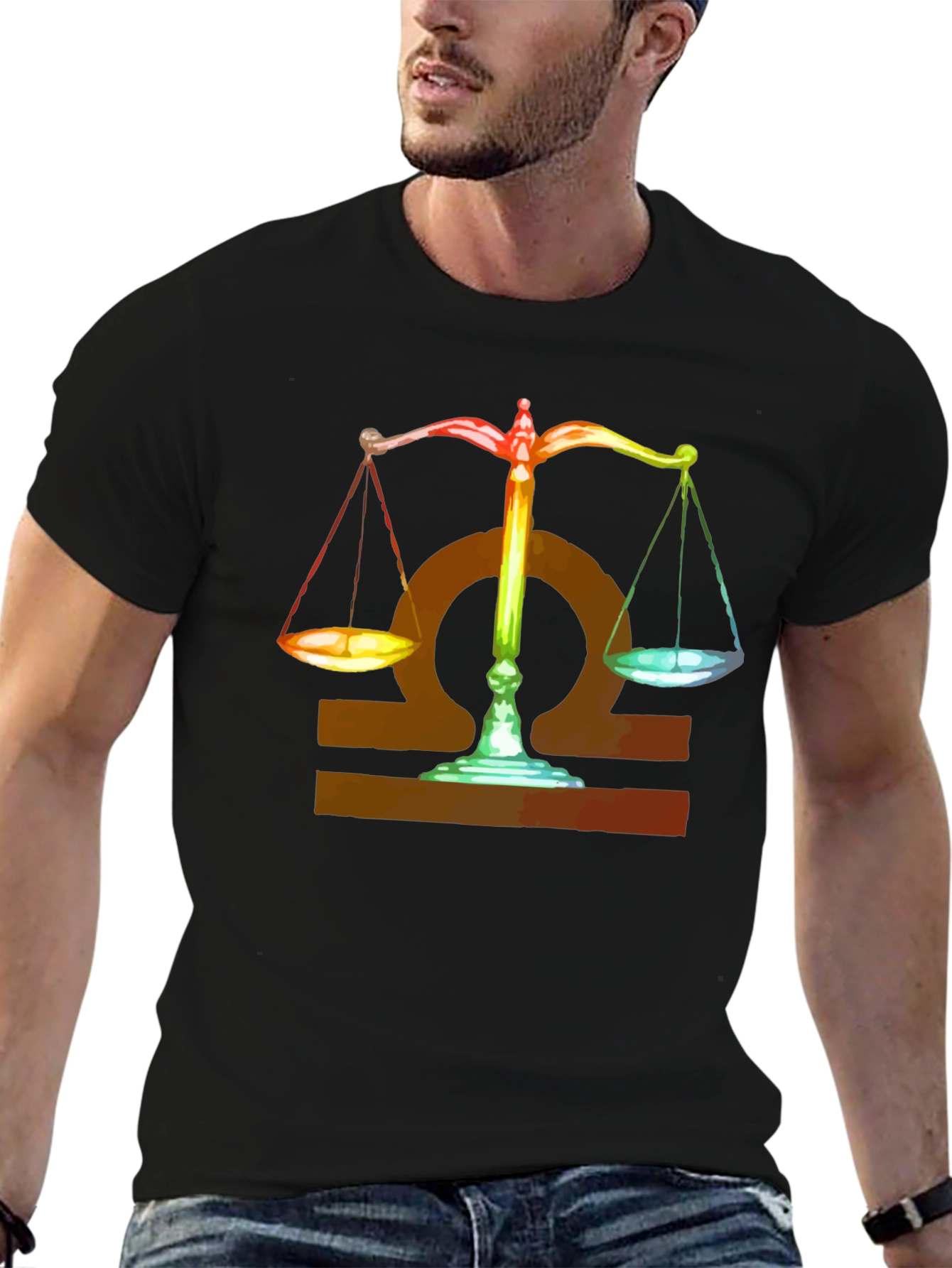 Libra Zodiac Graphic T-Shirt