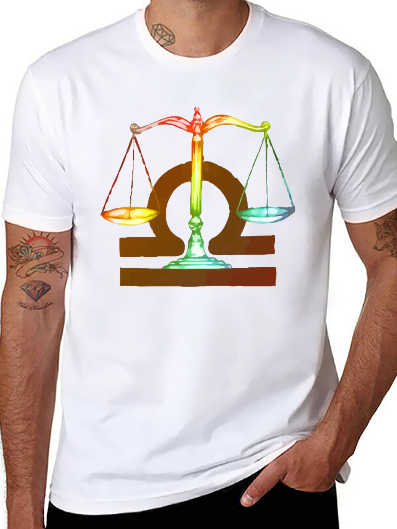 Libra Zodiac Graphic T-Shirt