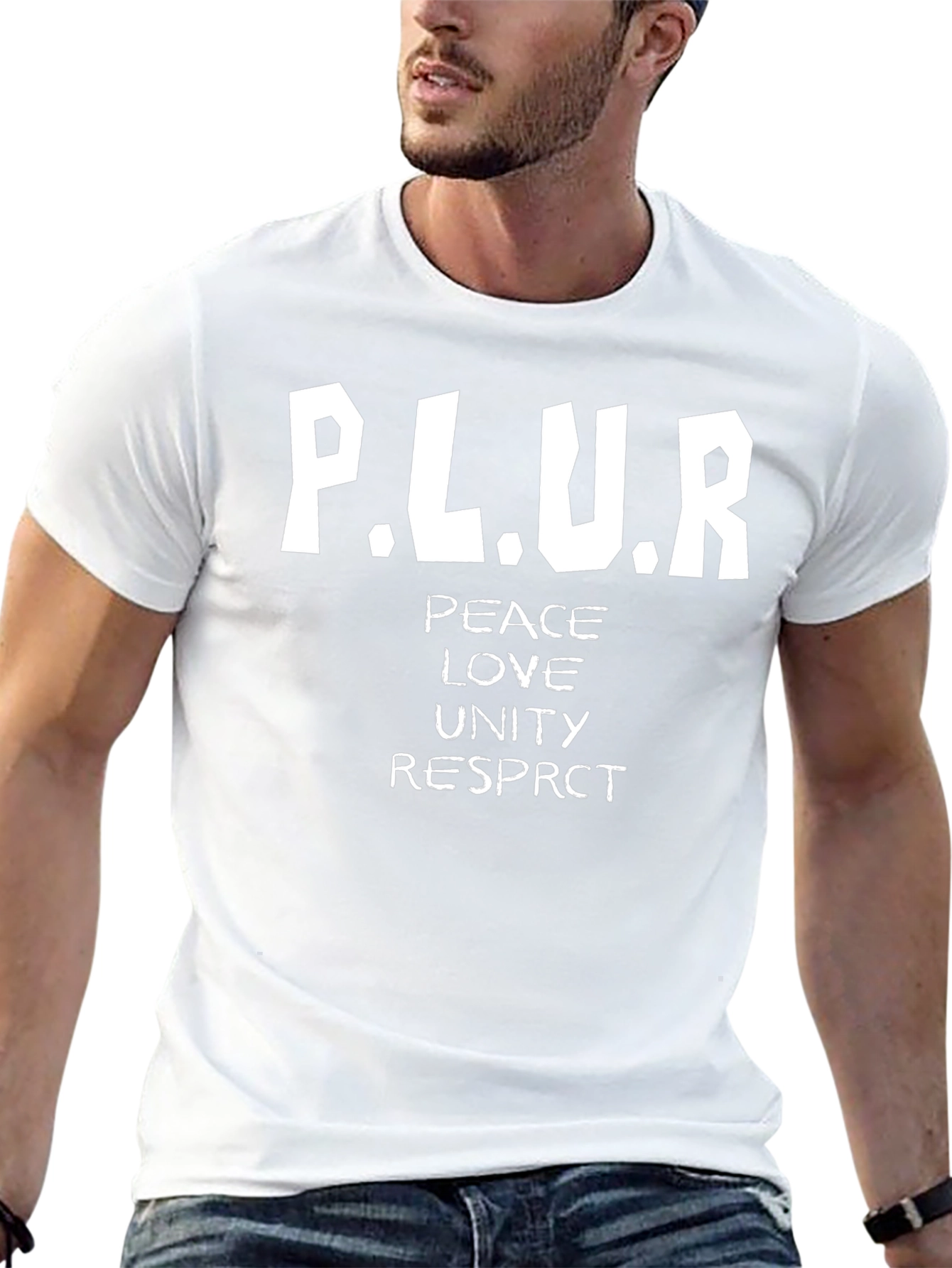 PLUR Peace Love Unity Respect Graphic Tee