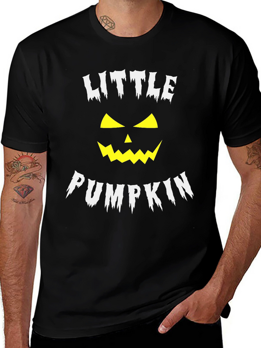 Little Pumpkin Halloween T-Shirt - Spooky Jack-o-Lantern Design