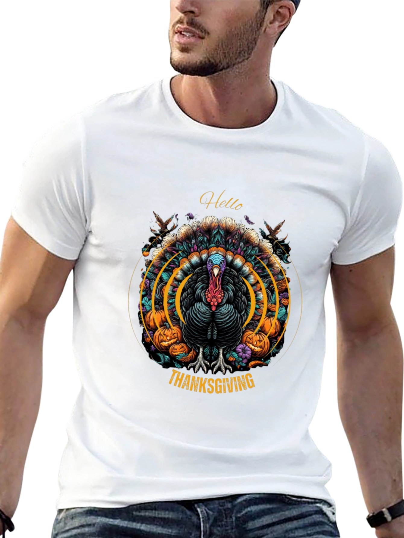 Thanksgiving Turkey Graphic Tee