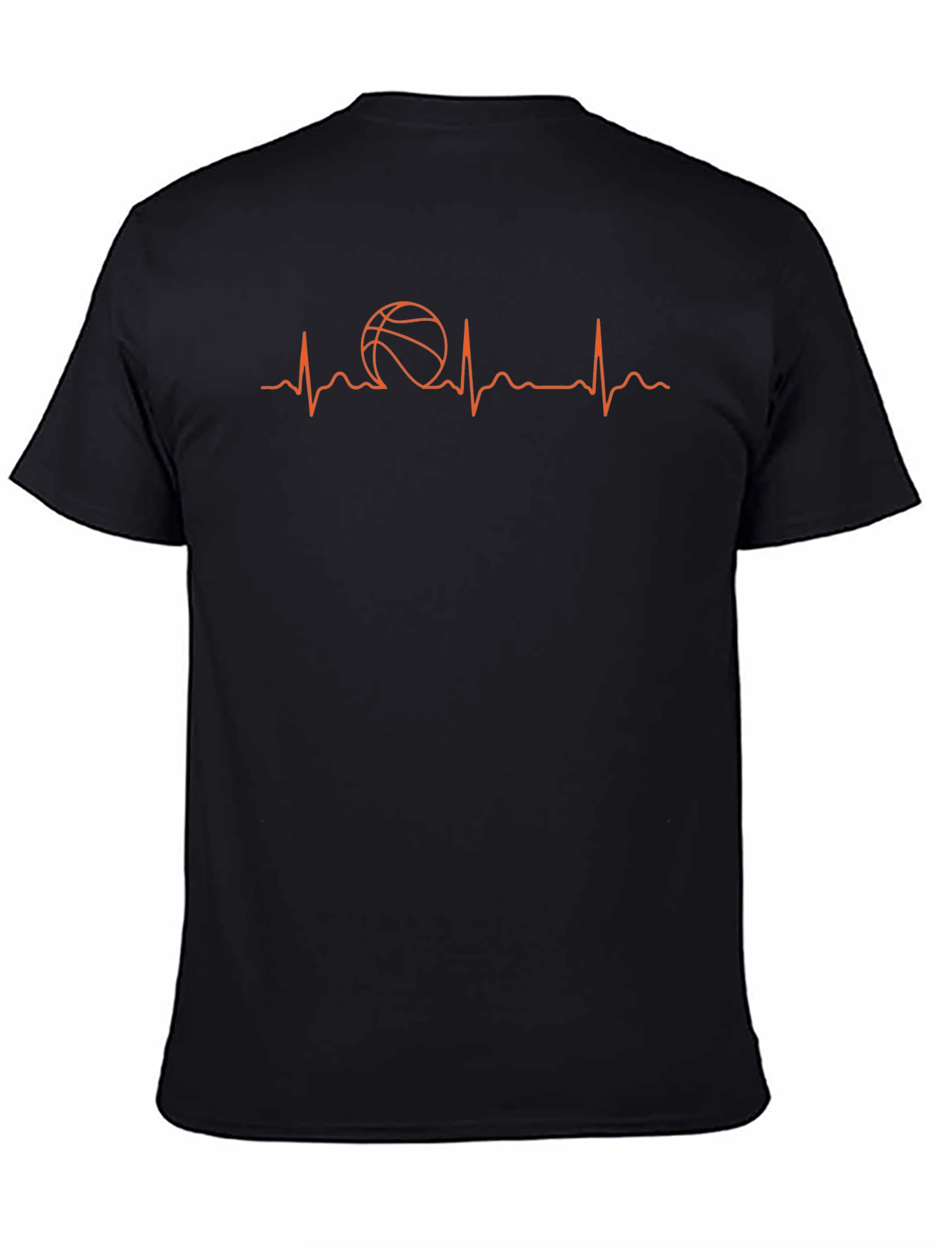Basketball Heartbeat T-Shirt - Passionate Sport Tee