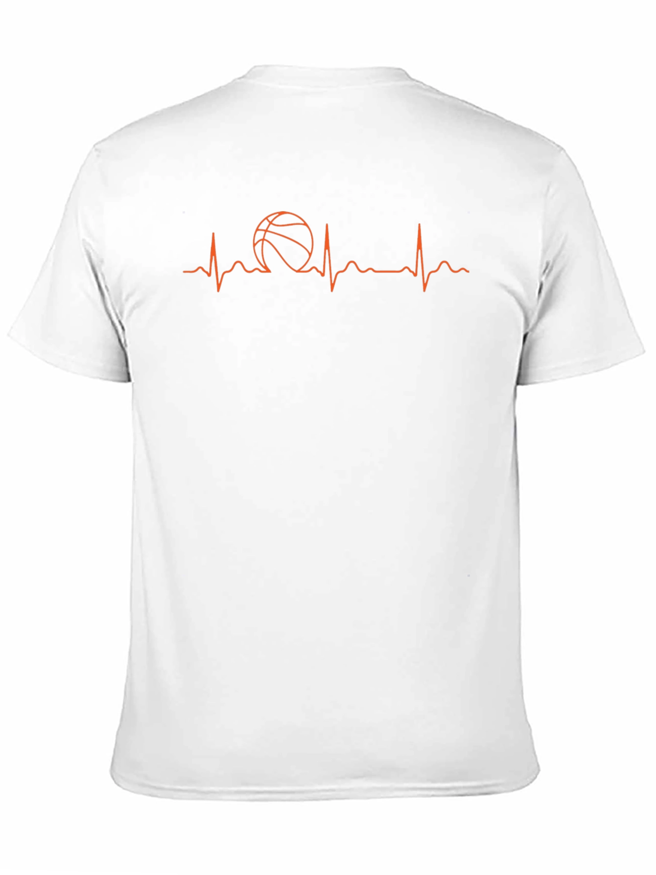 Basketball Heartbeat T-Shirt - Passionate Sport Tee