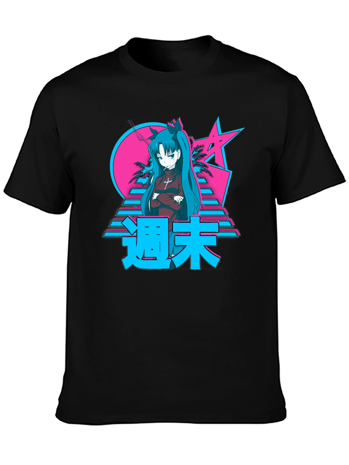 Retro Anime Graphic T-Shirt