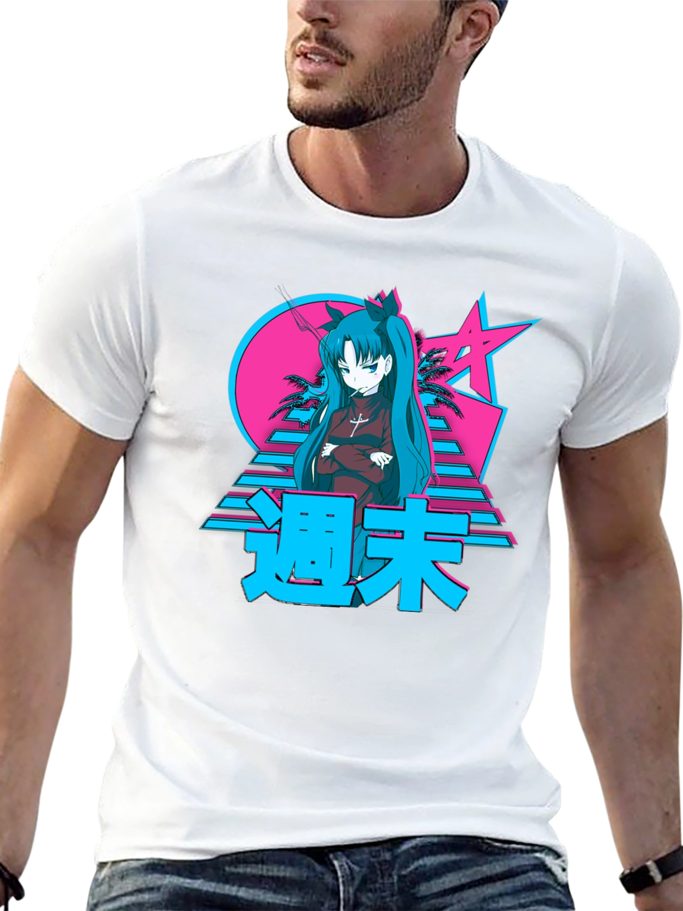 Retro Anime Graphic T-Shirt