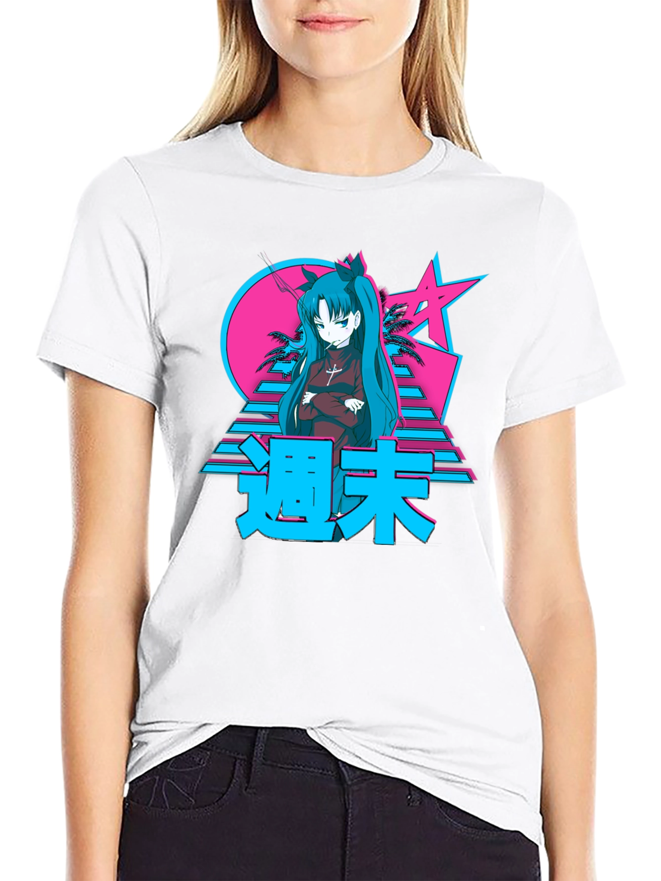 Retro Anime Graphic T-Shirt