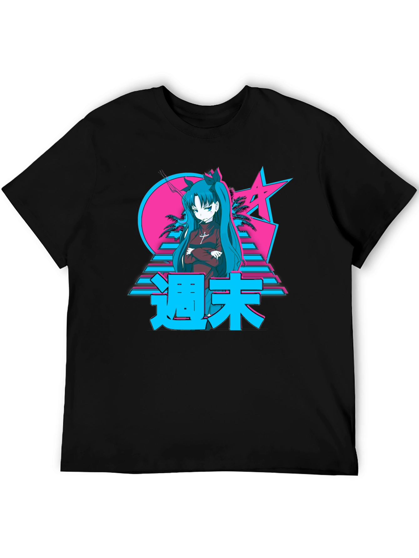 Retro Anime Graphic T-Shirt