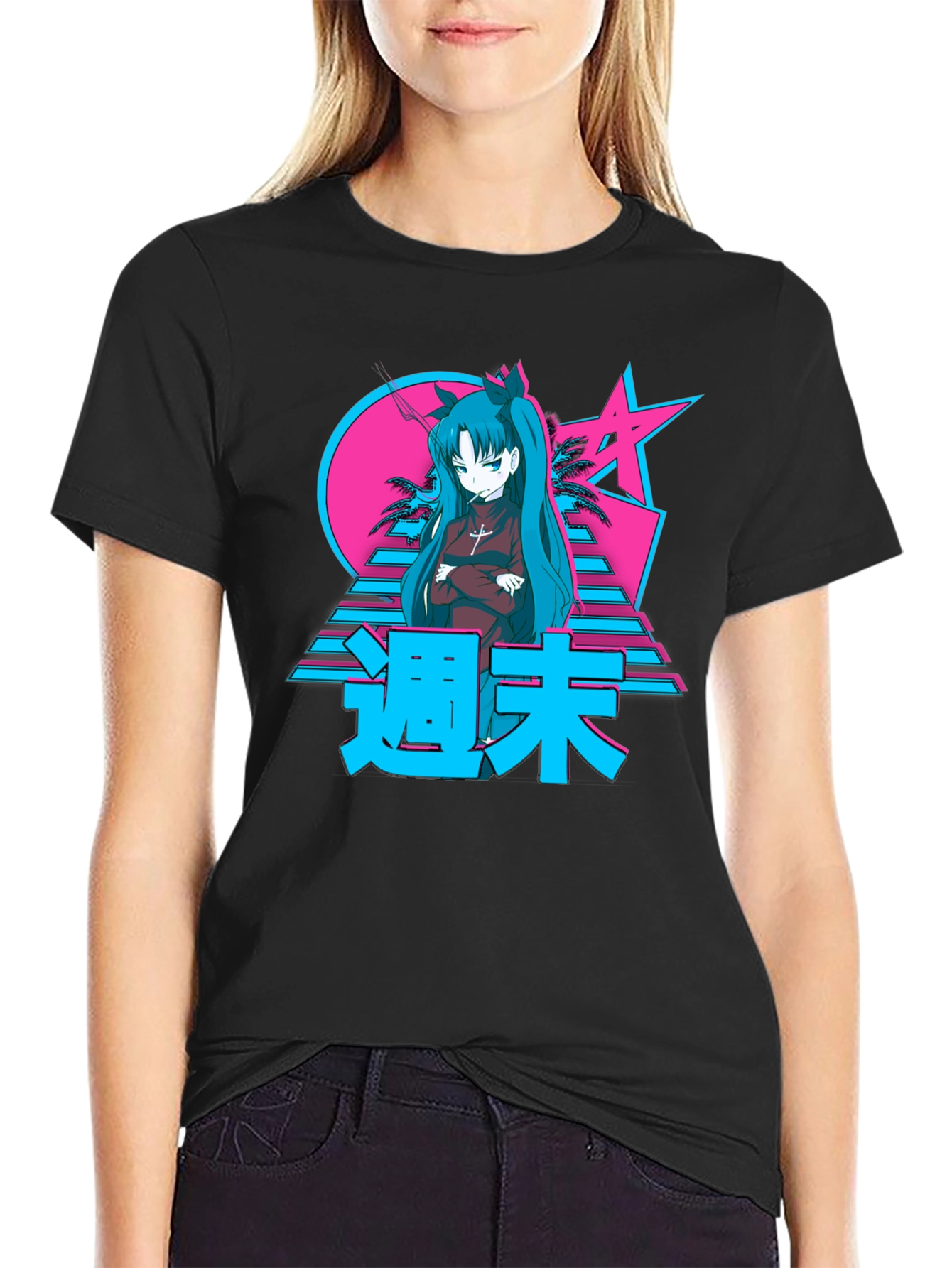 Retro Anime Graphic T-Shirt