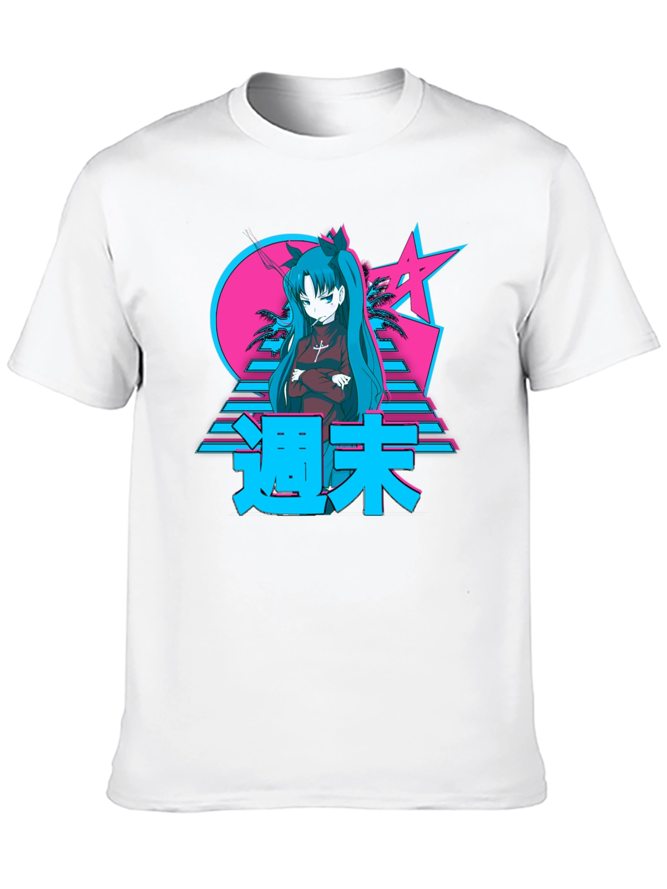 Retro Anime Graphic T-Shirt