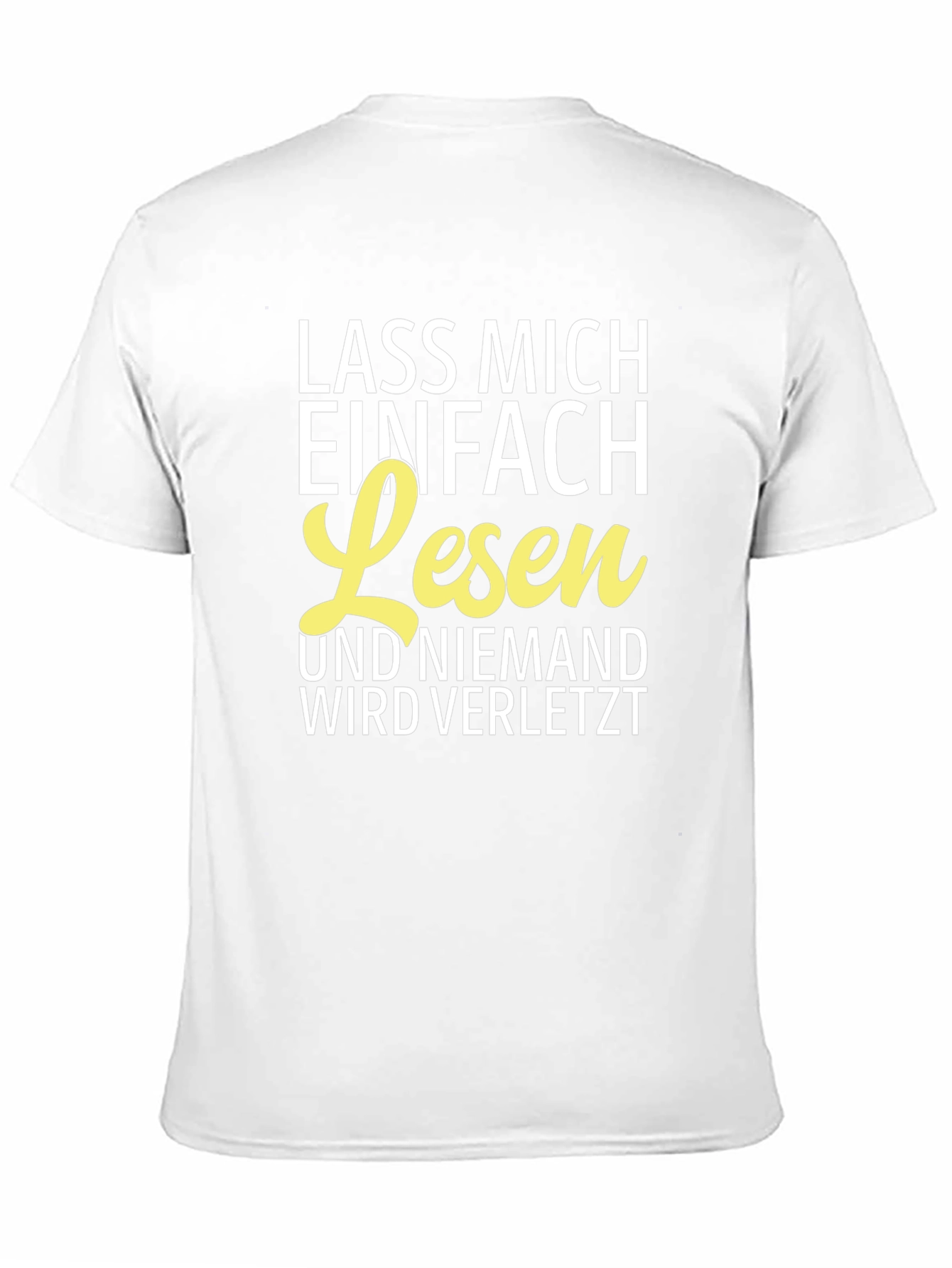 Lass Mich Einfach Lesen T-Shirt - German Text