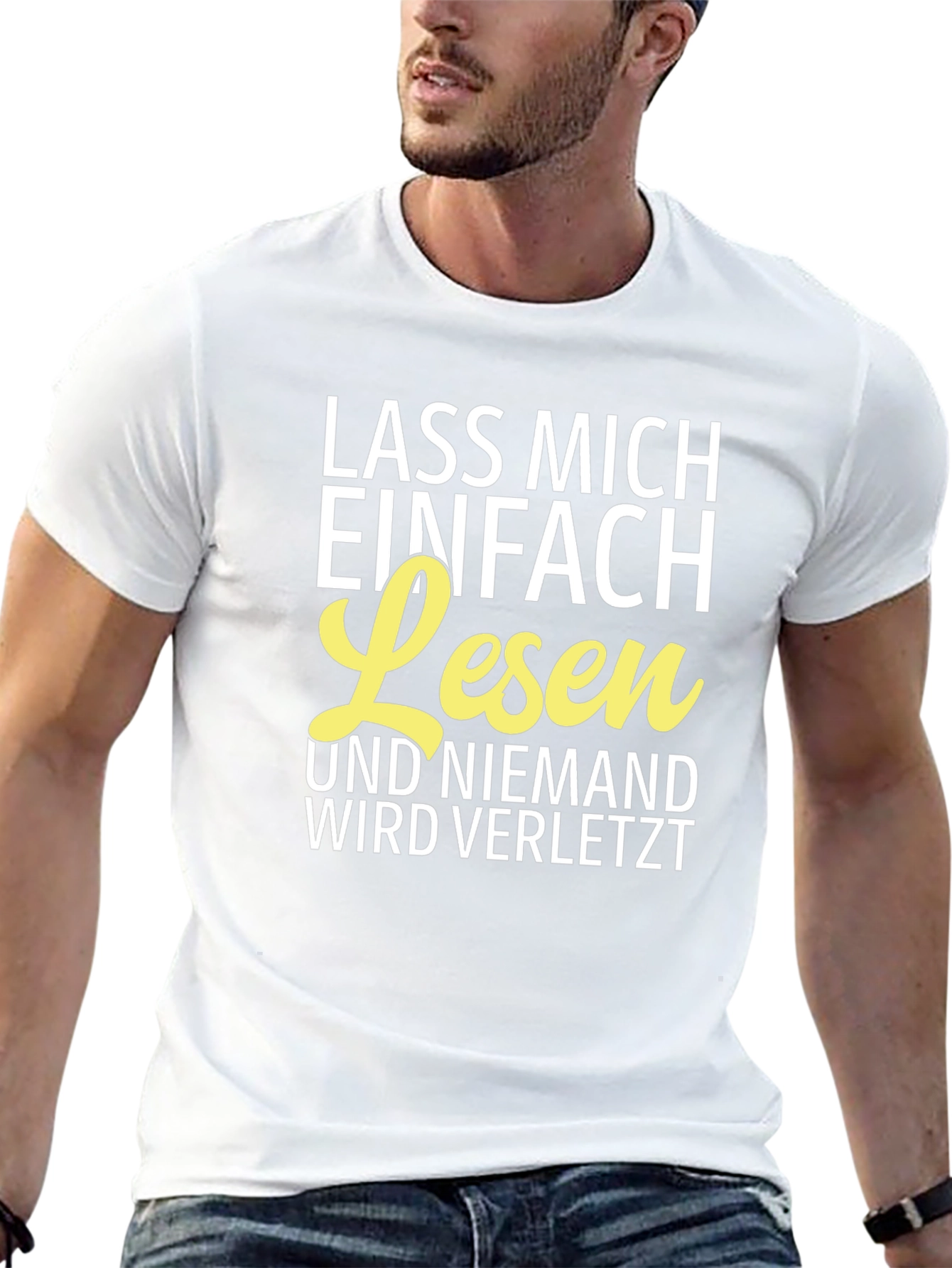 Lass Mich Einfach Lesen T-Shirt - German Text