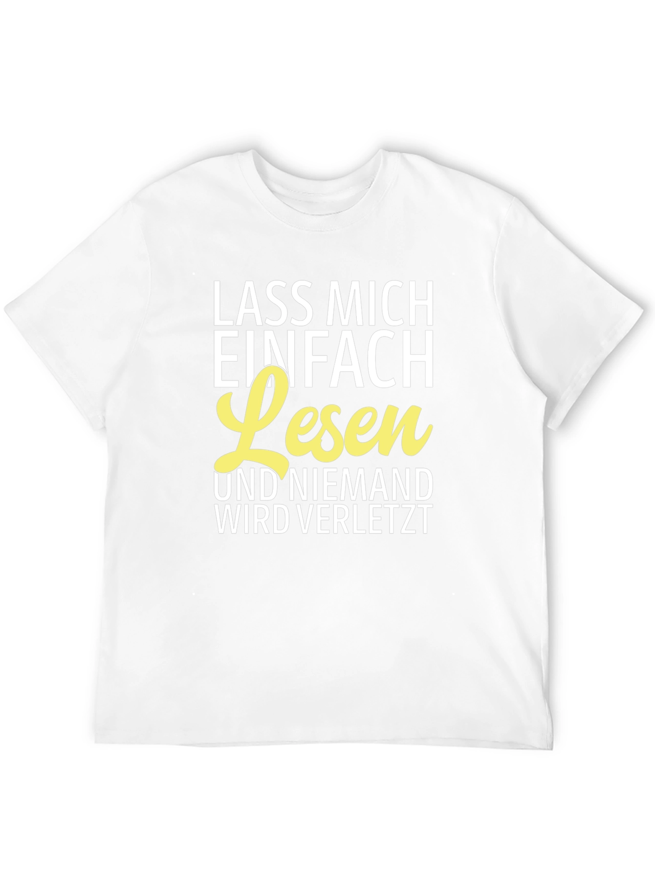Lass Mich Einfach Lesen T-Shirt - German Text
