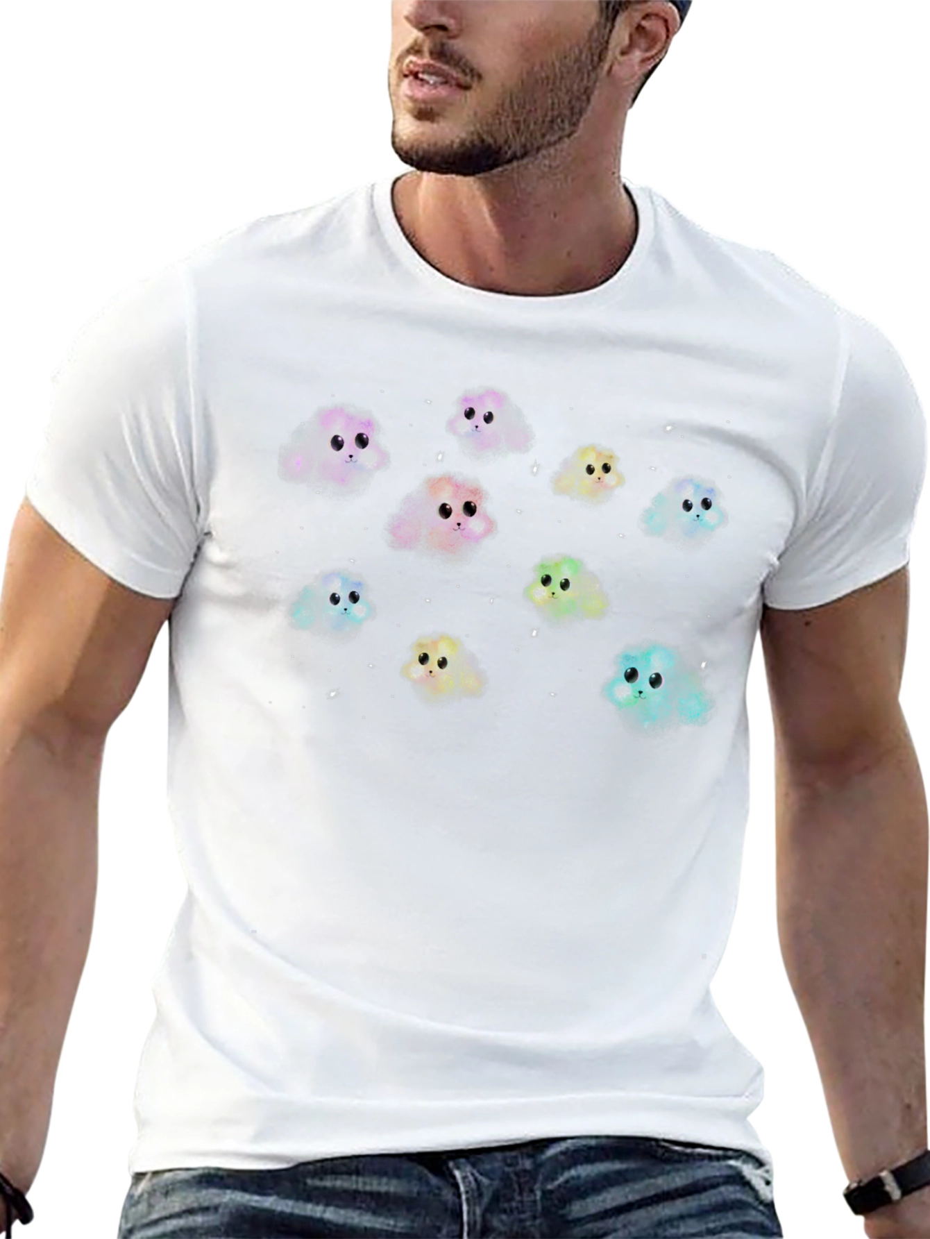 Galaxy Creature T-Shirt - Black Cotton Blend