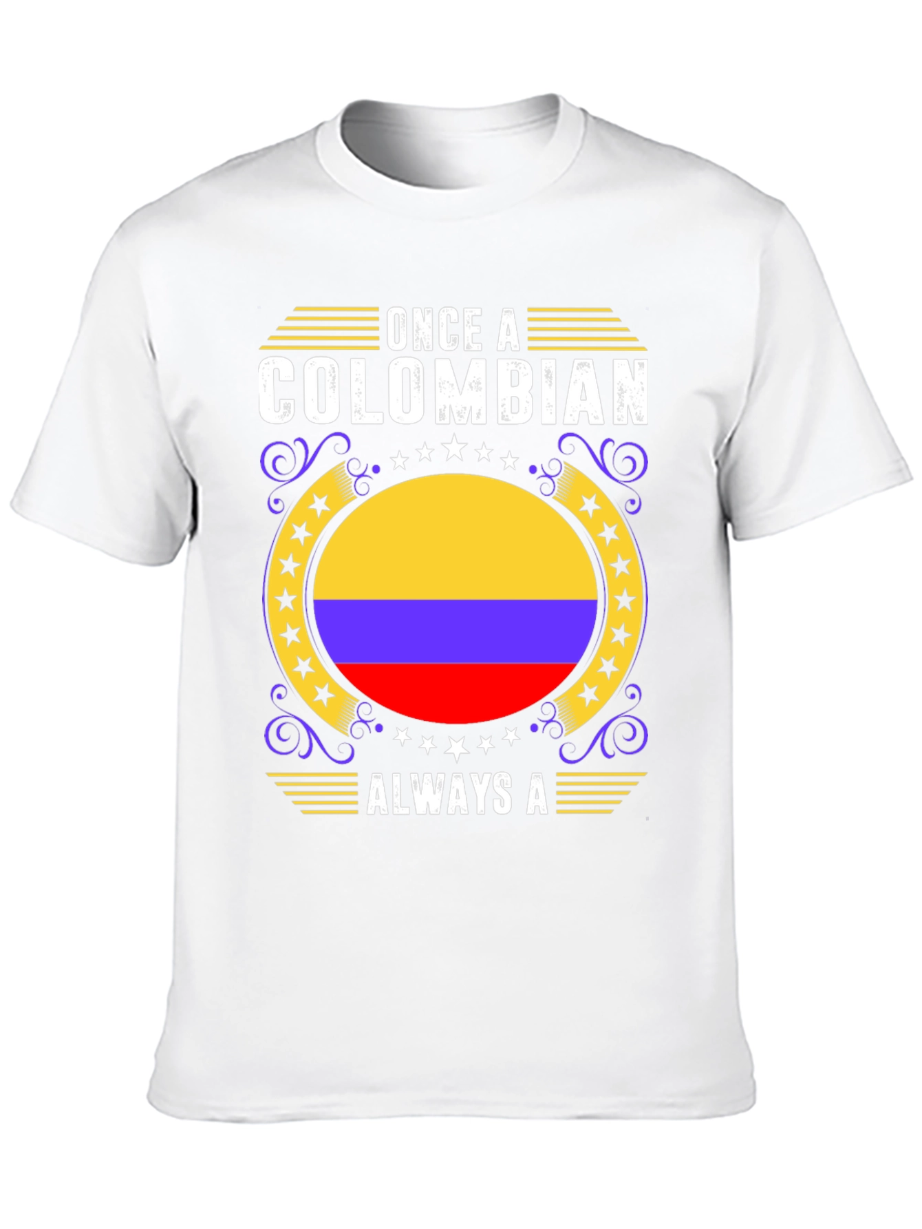 Colombian Pride T-Shirt - Once A Colombian Always A