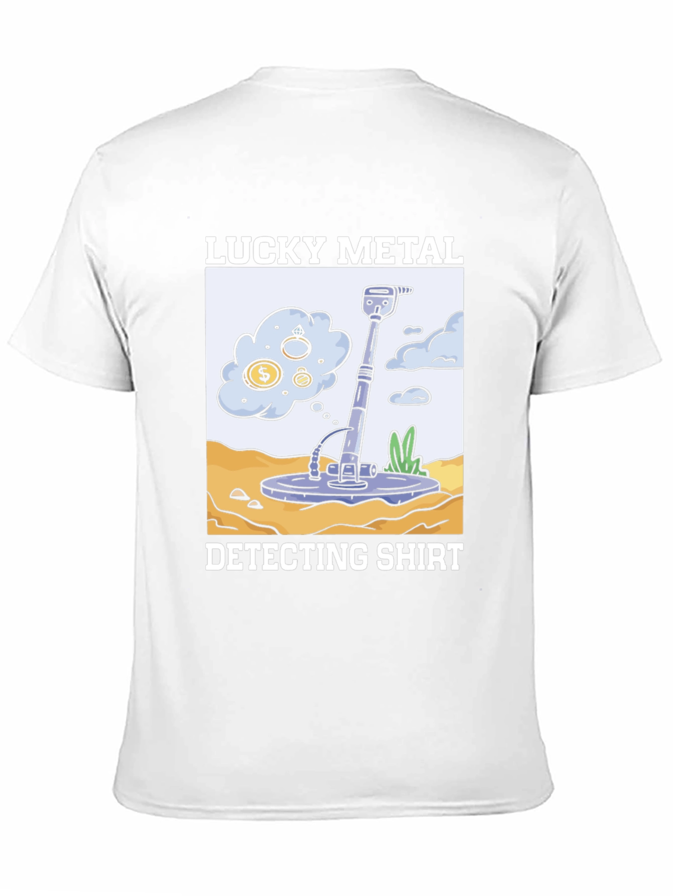 Lucky Metal Detecting Shirt - Treasure Hunter Tee