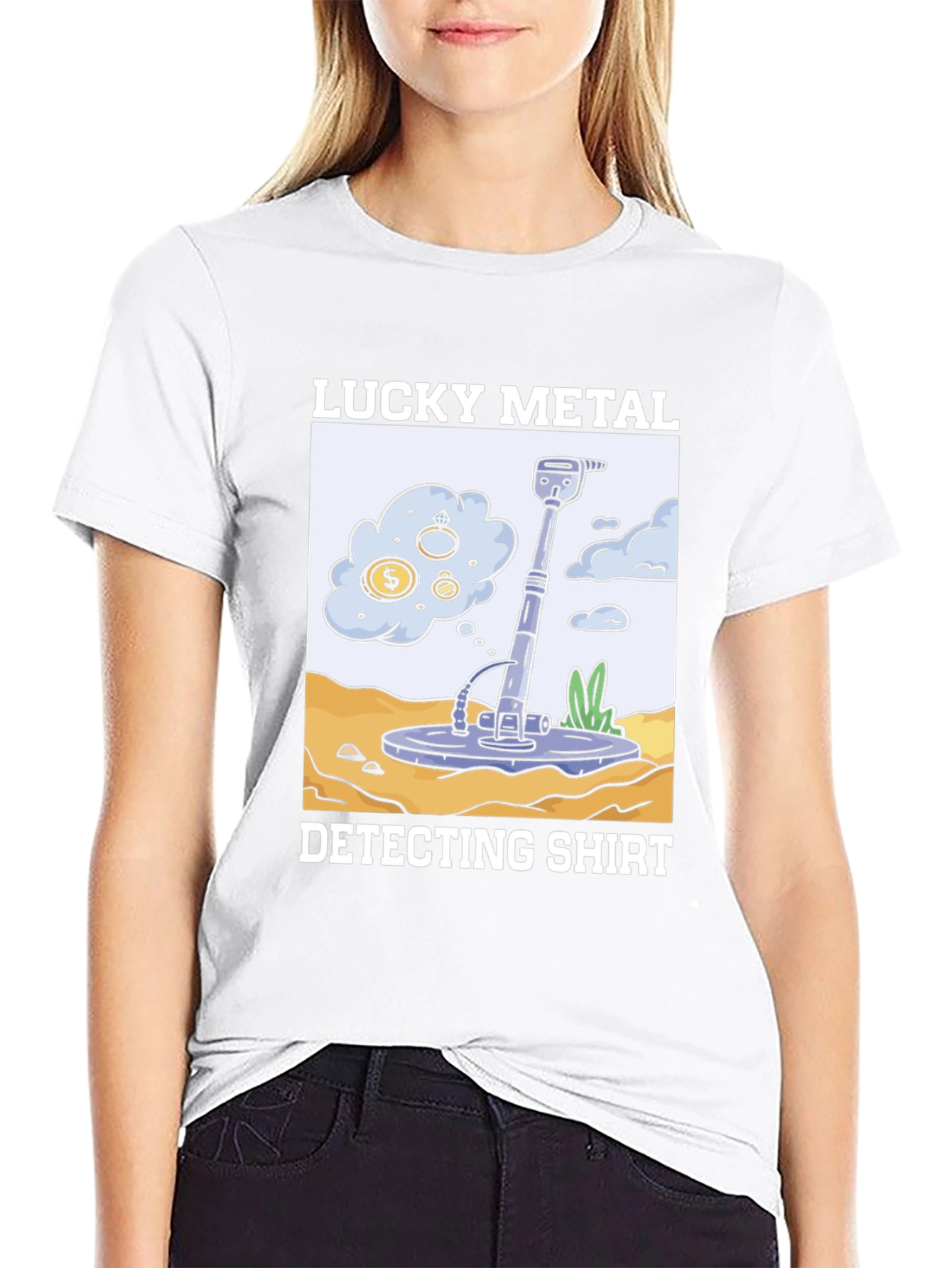 Lucky Metal Detecting Shirt - Treasure Hunter Tee